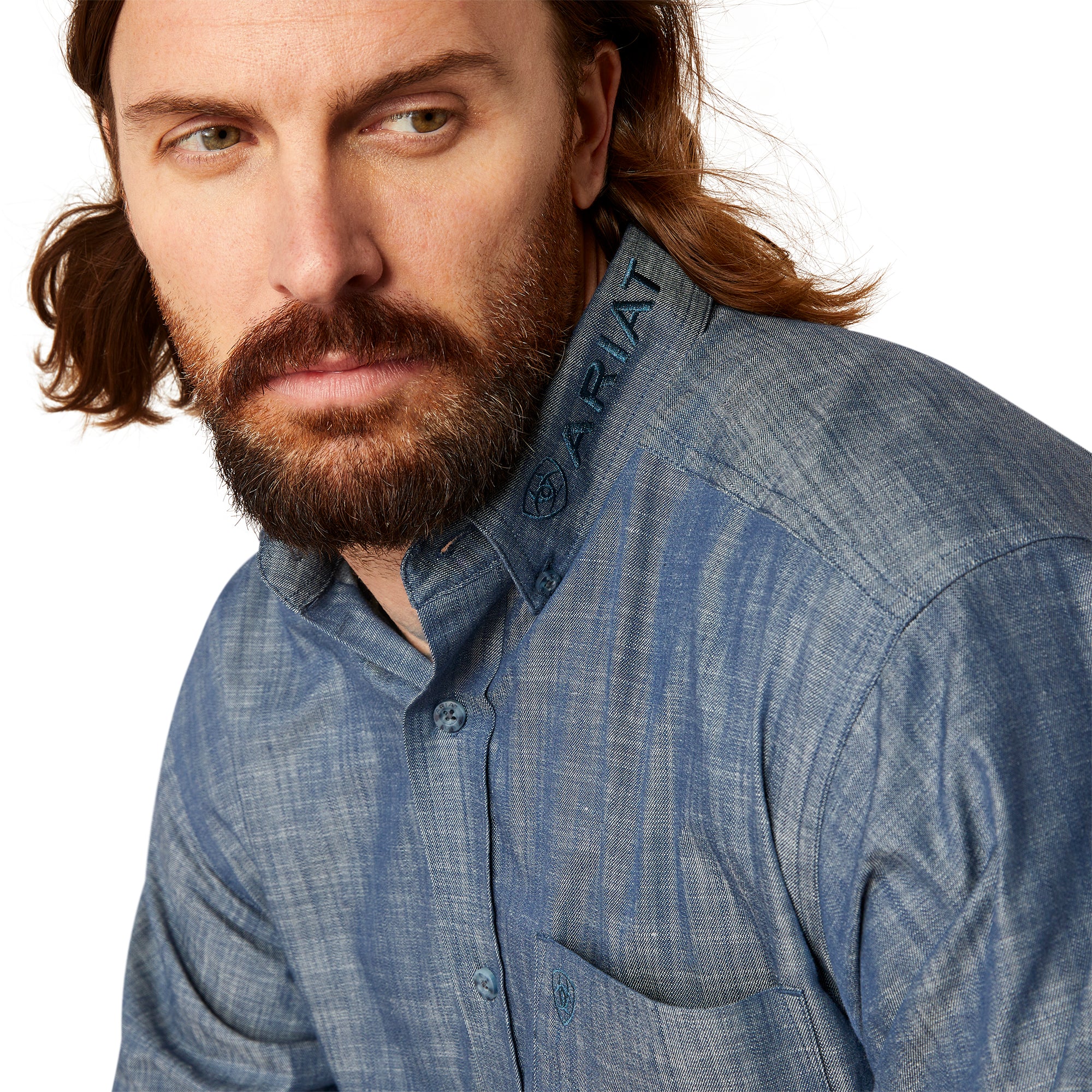 Ariat MN Blue Chambray Shirt 10046310
