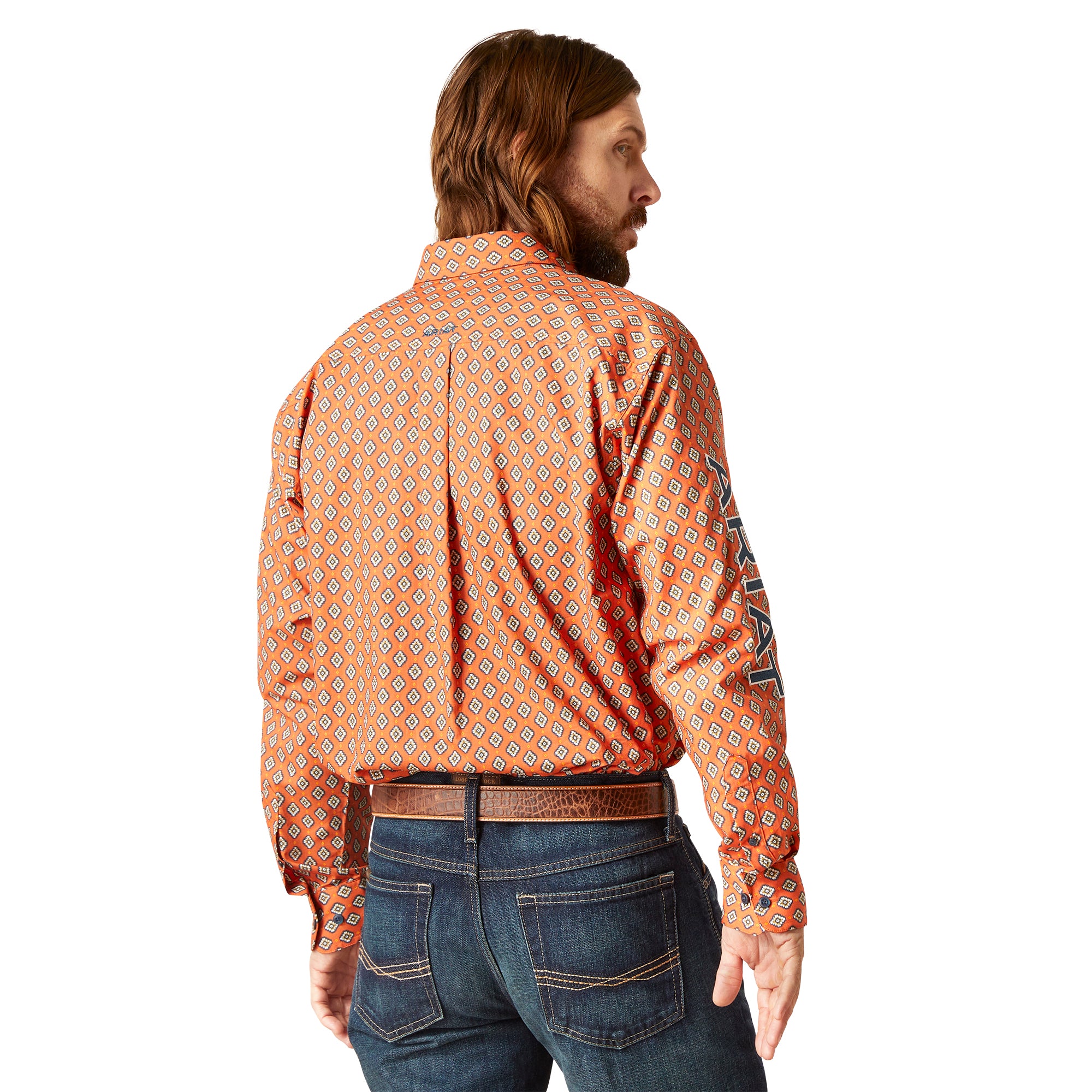 Ariat MN Orange Shirt 10046326