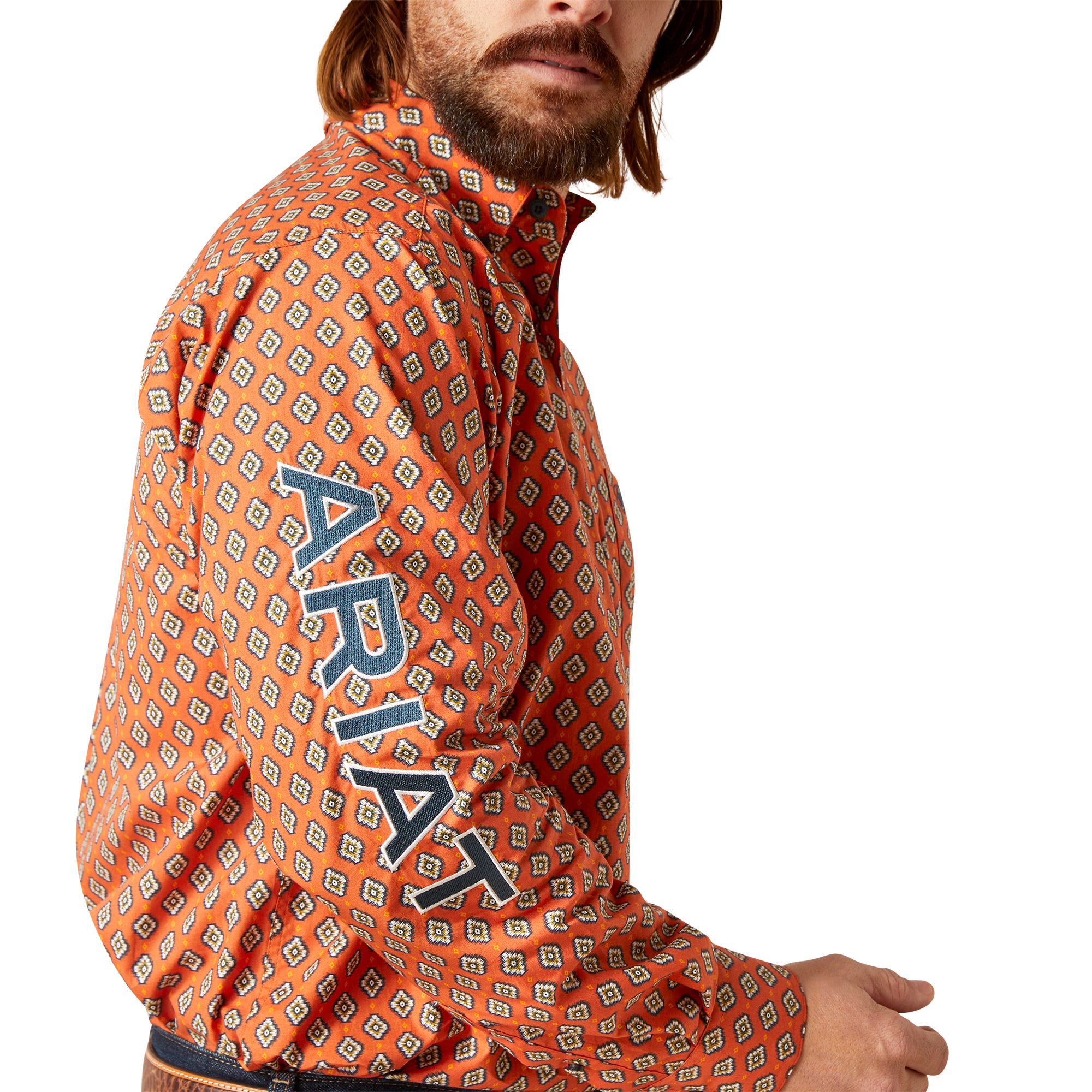 Ariat MN Orange Shirt 10046326