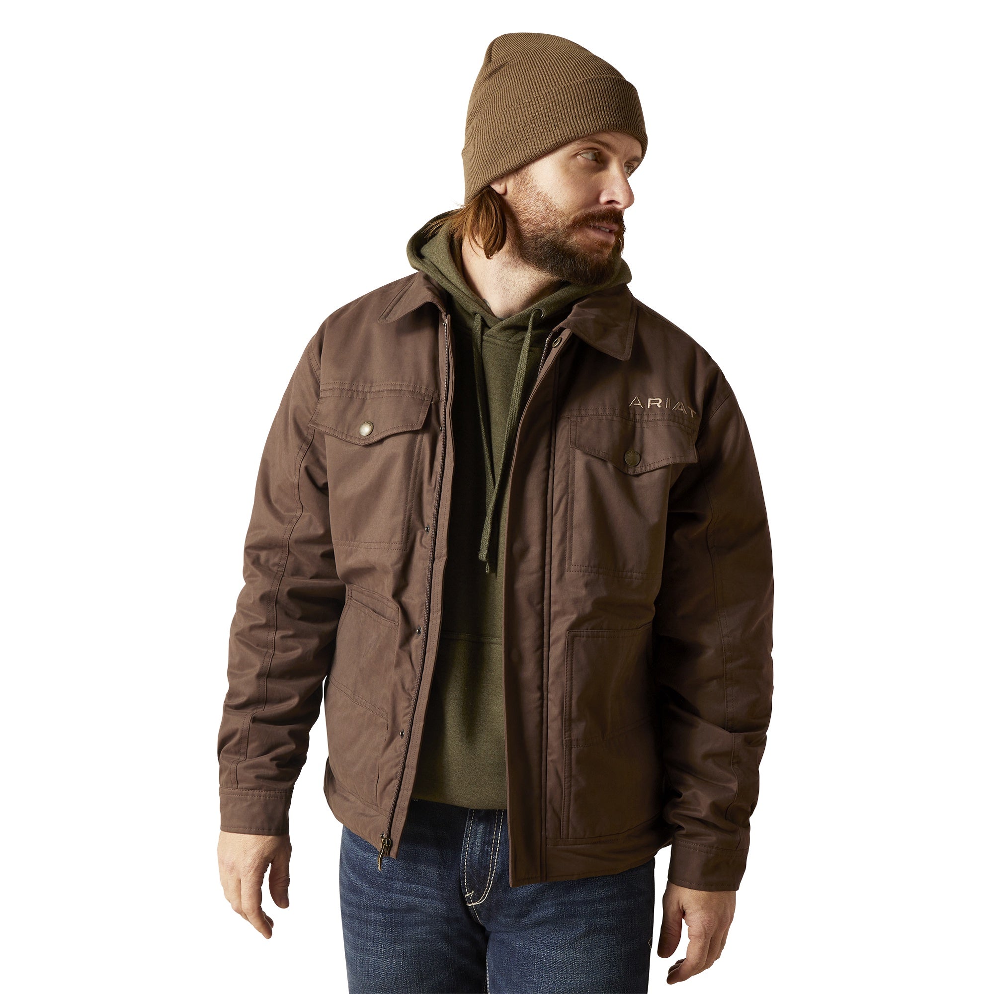 Ariat Men Bracken Grizzly 2.0 Canvas 10046385 Jacket