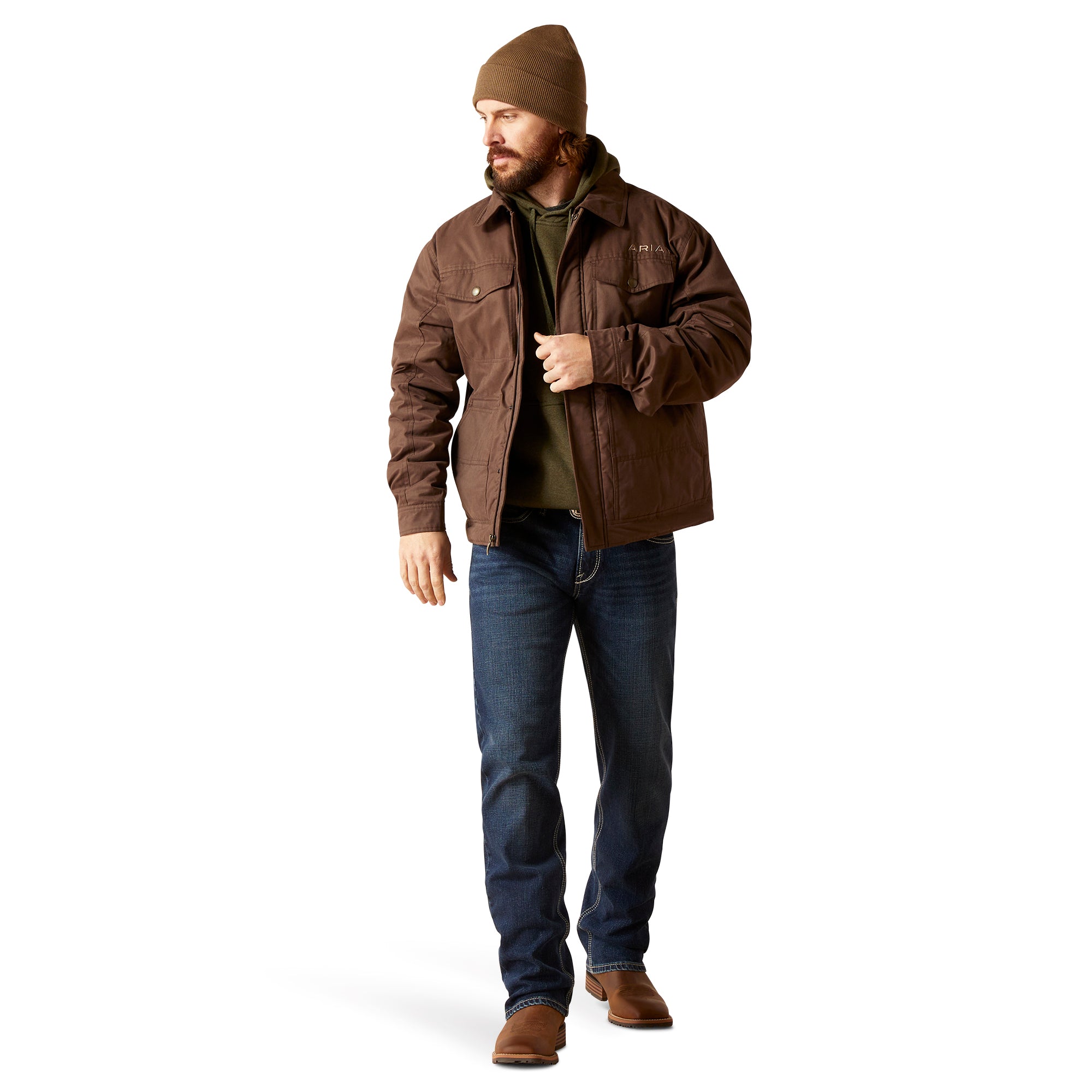 Ariat Men Bracken Grizzly 2.0 Canvas 10046385 Jacket