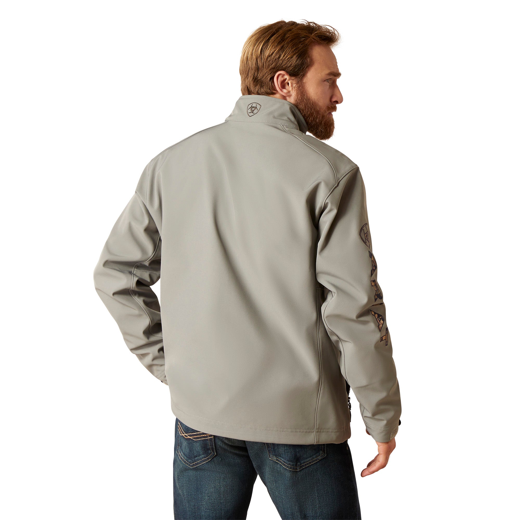 Ariat Men Logo 2.0 Jetty Grey Softshell 10046729 Jacket