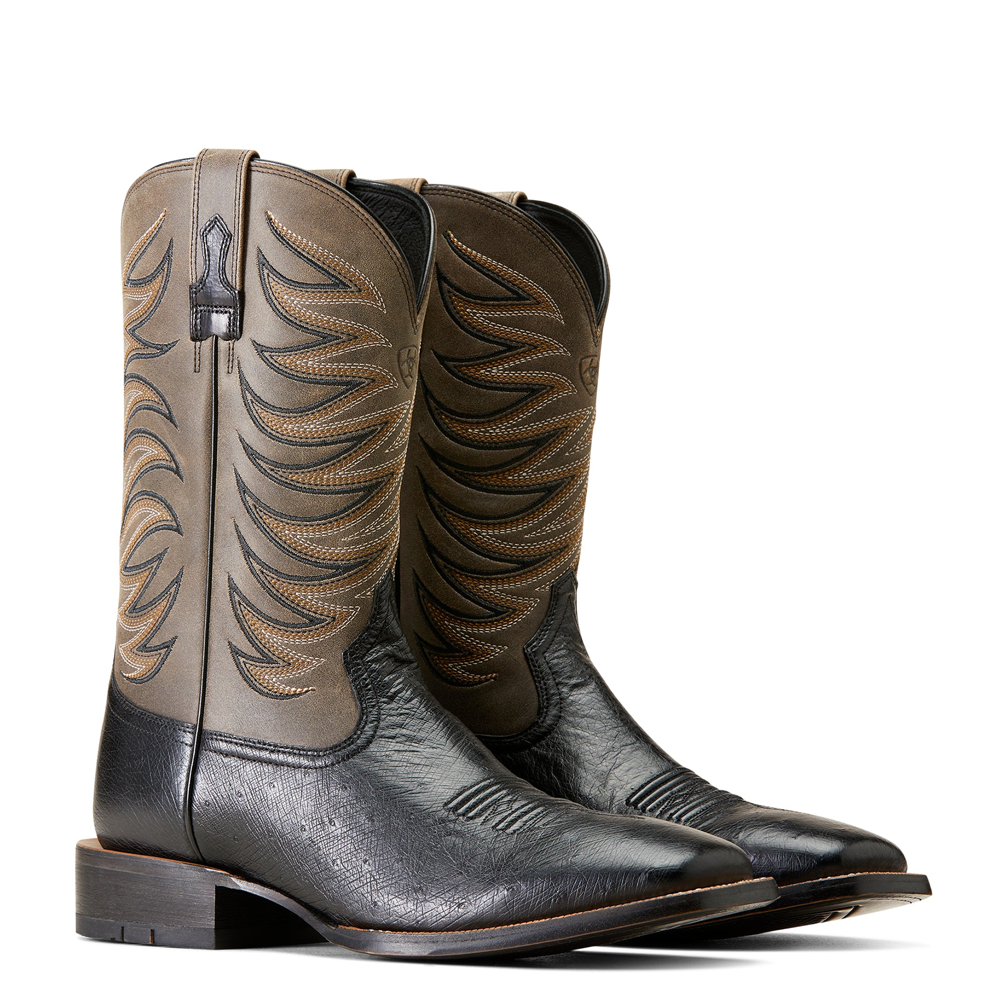 Ariat Men Badlands Cowboy Boot Smooth Ostrich Boot 10046953