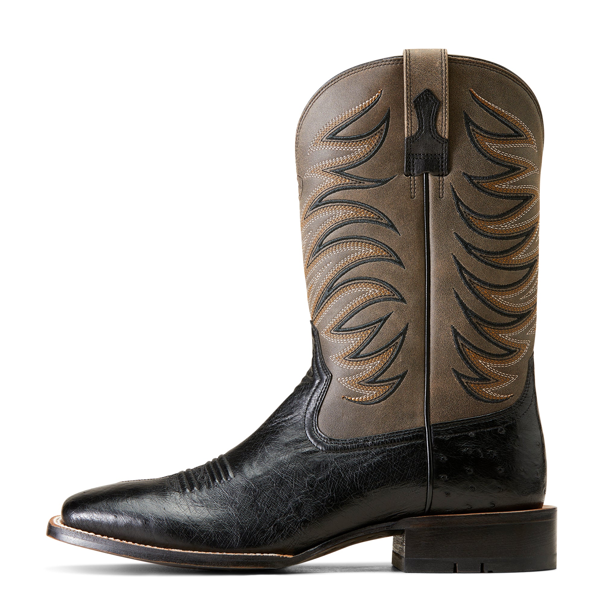 Ariat Men Badlands Cowboy Boot Smooth Ostrich Boot 10046953