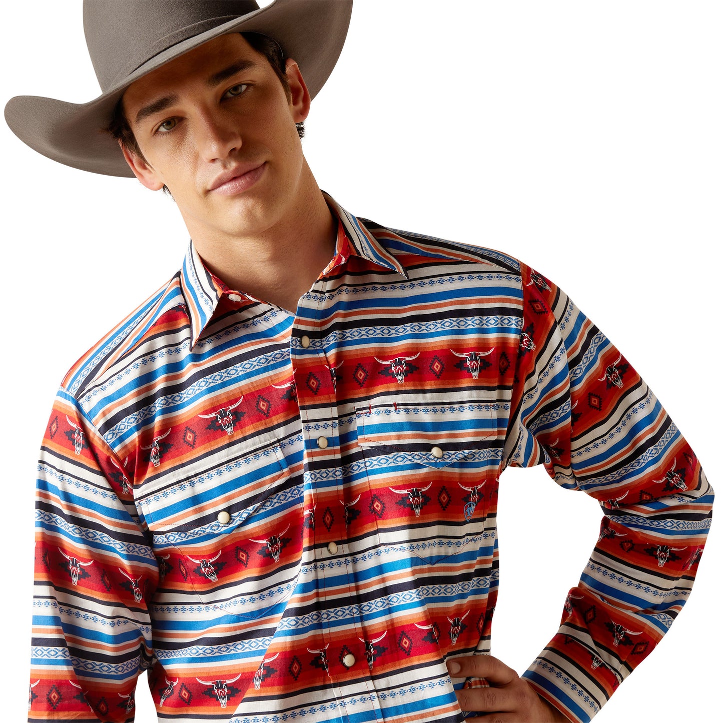 Ariat Men's Pratt Classic Fit Sandshell Button Down Western Shirt