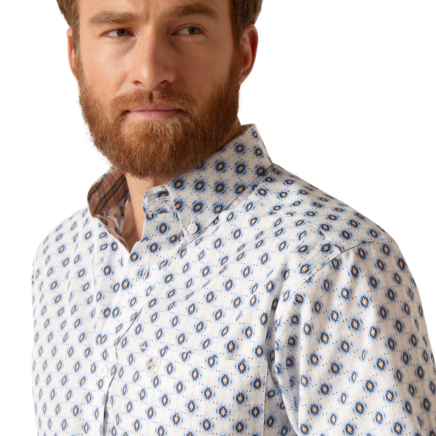 Ariat Men's Wrinkle Free Kobe Fitted Shirt