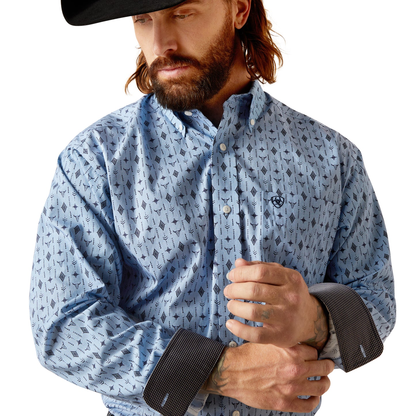 Ariat Men's Wrinkle Free Kyson Classic Fit Shirt