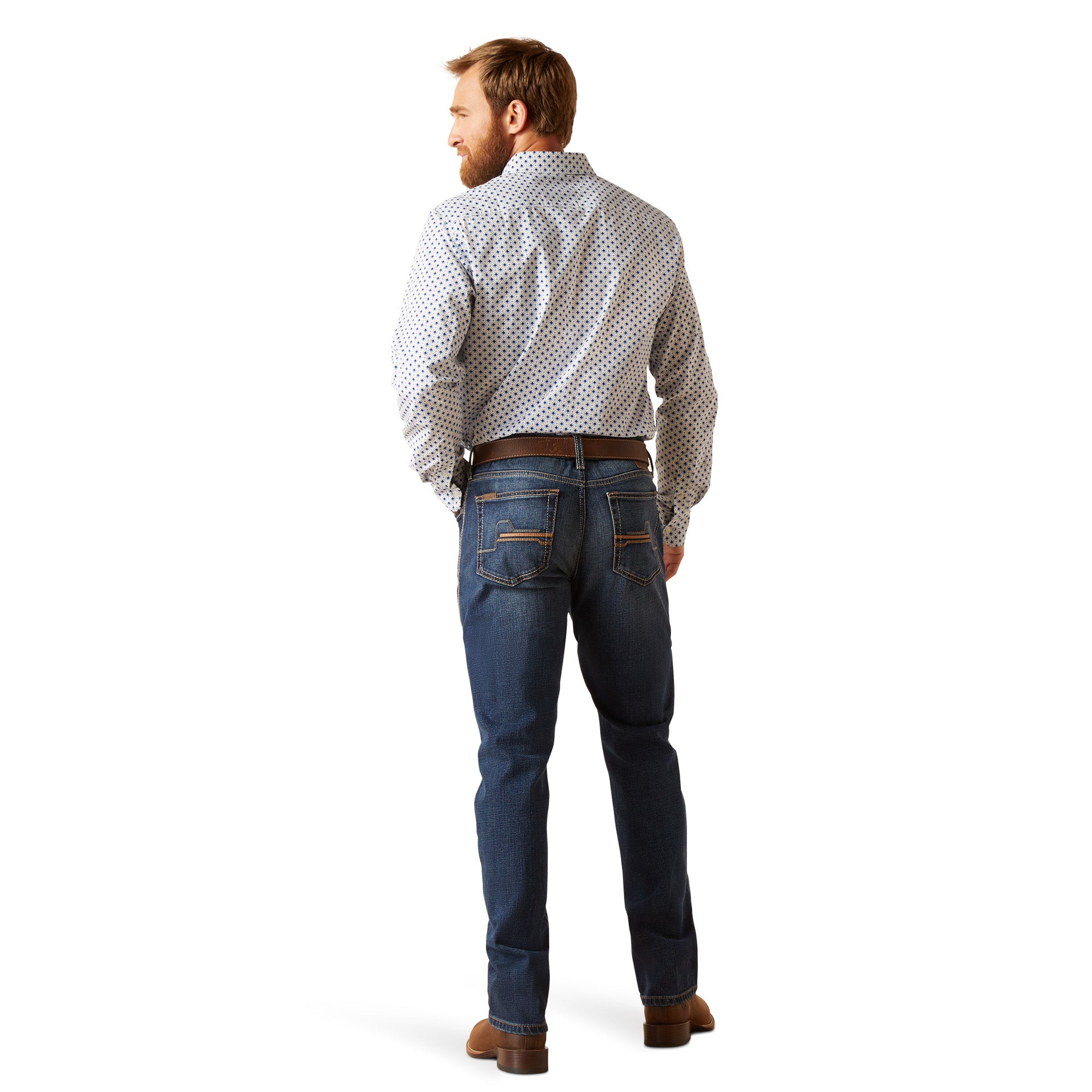 Ariat Men M8 Dark Wash Modern Stretch Art 10047313 Jeans