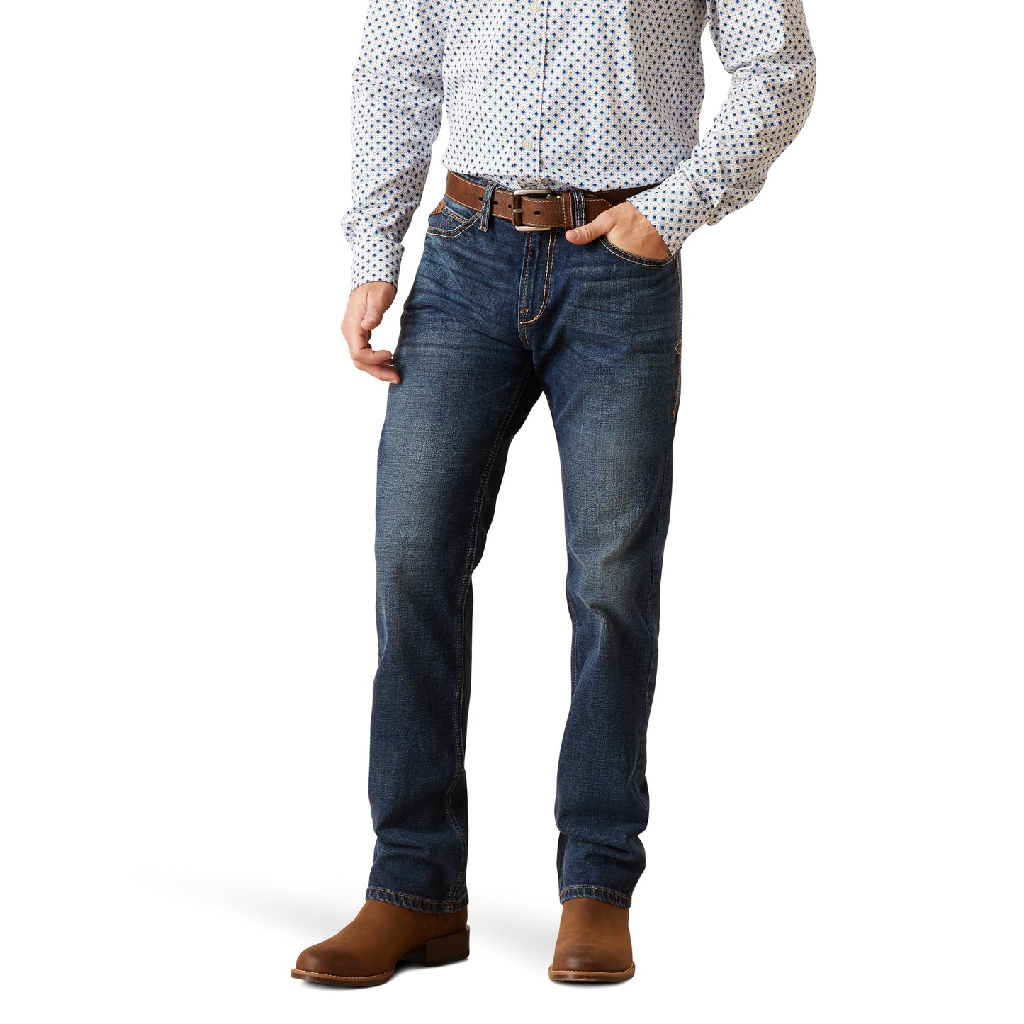 Ariat Men's M8 Modern Stretch Art Slim