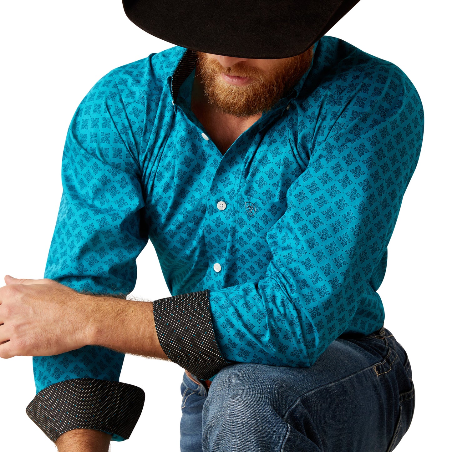 Ariat Men's Wrinkle Free Gael Fitted Shirt