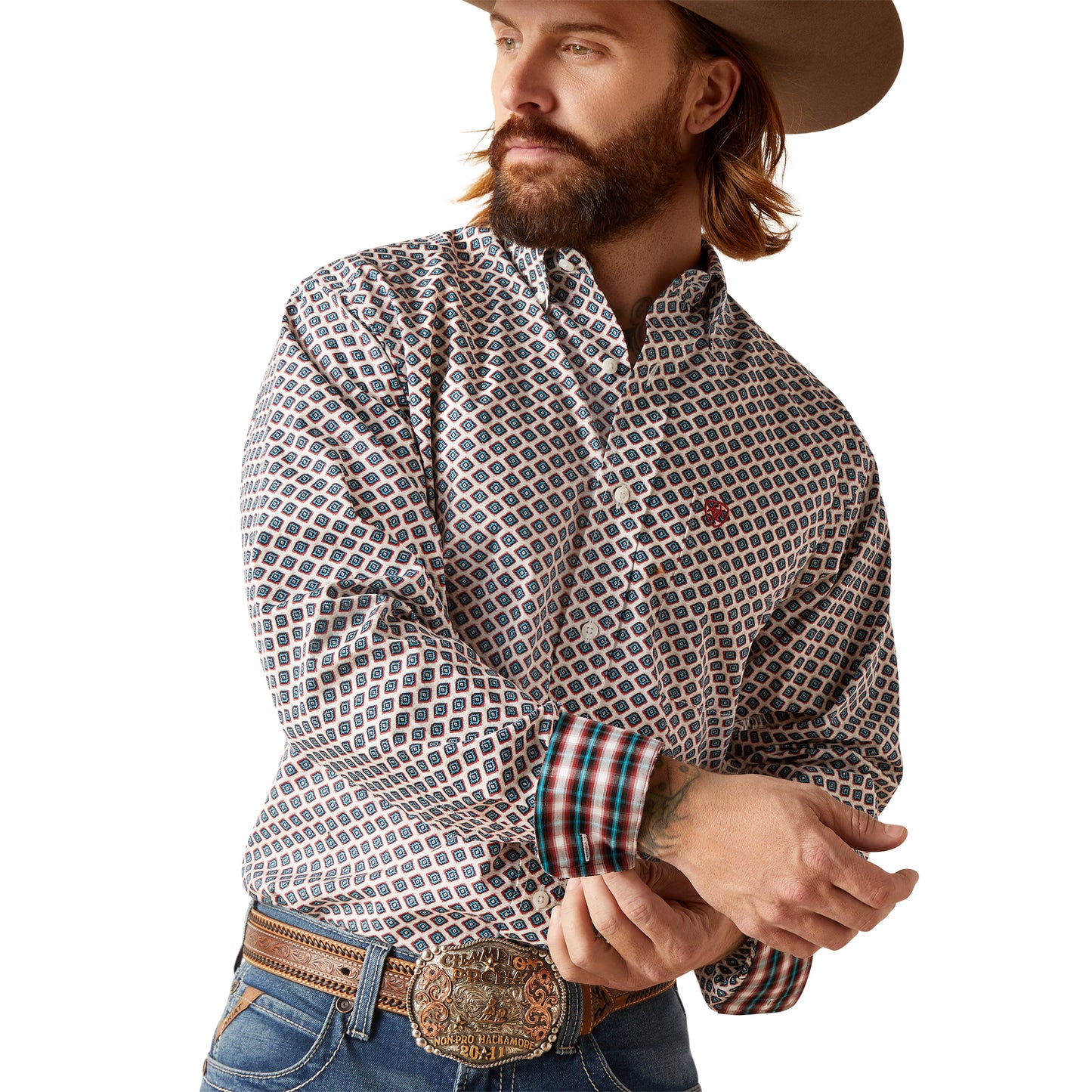 Ariat Men's Wrinkle Free Grayden Classic Fit Shirt