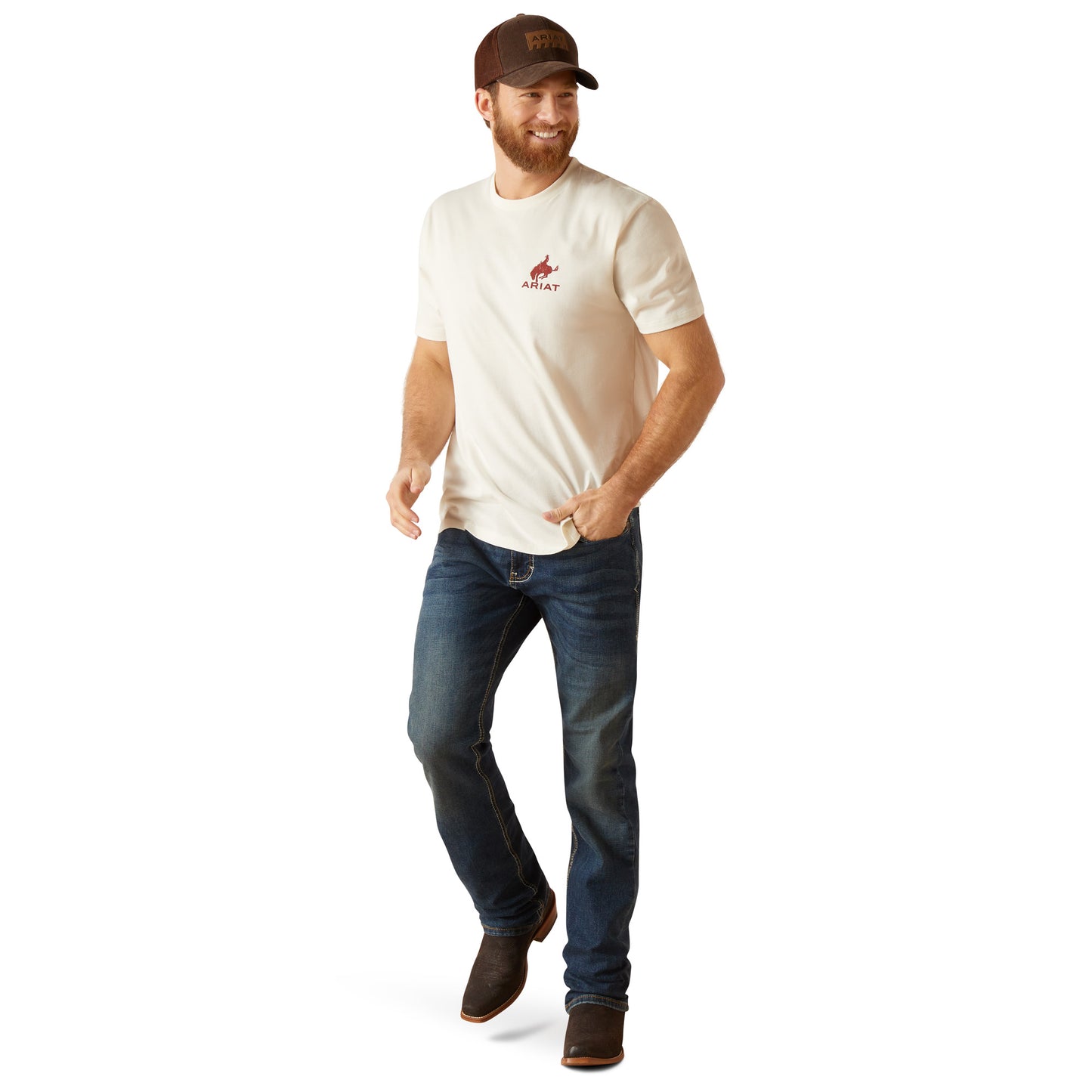 Ariat Men's Bronco Flag T-Shirt