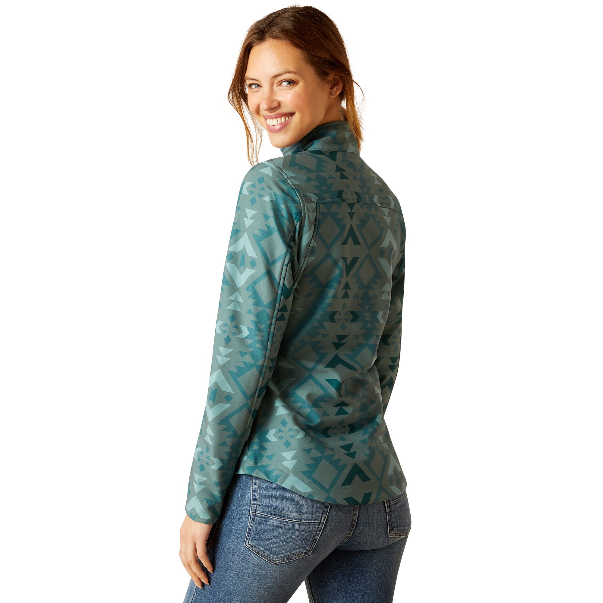 Ariat Women Softshell Teal Pinewood 10046488 Jacket