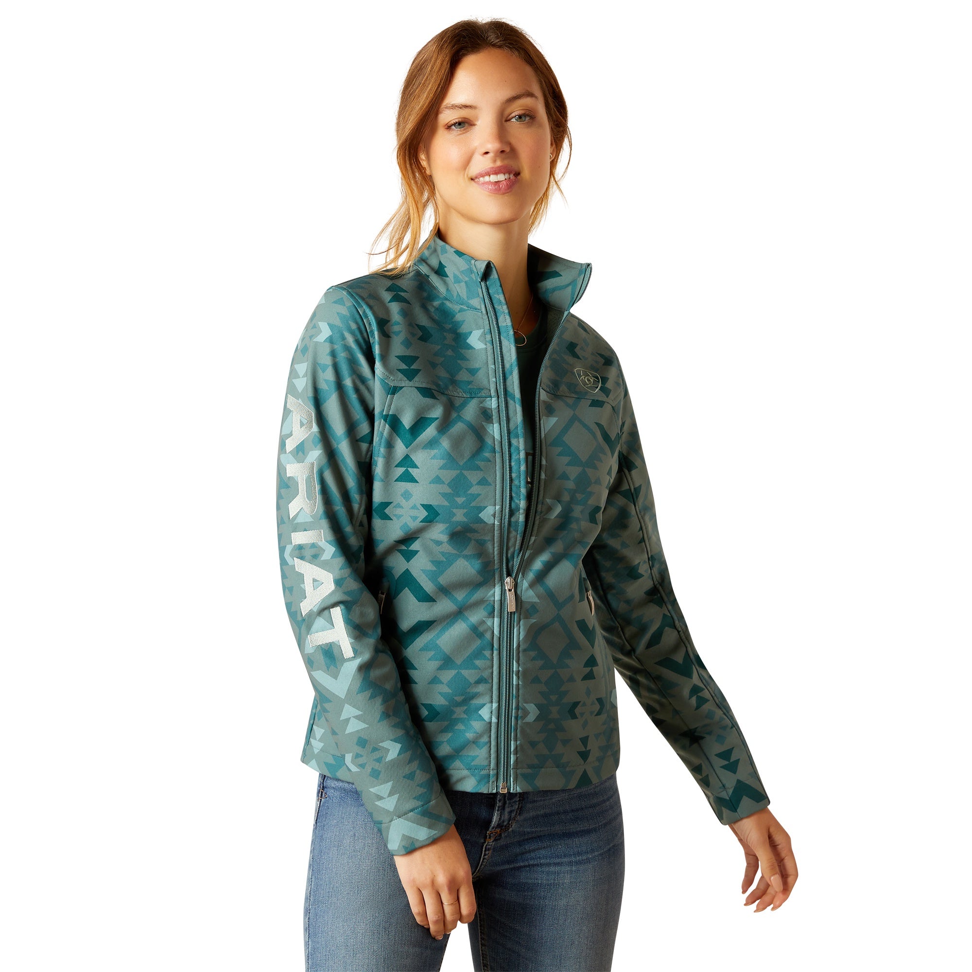 Ariat Women Softshell Teal Pinewood 10046488 Jacket