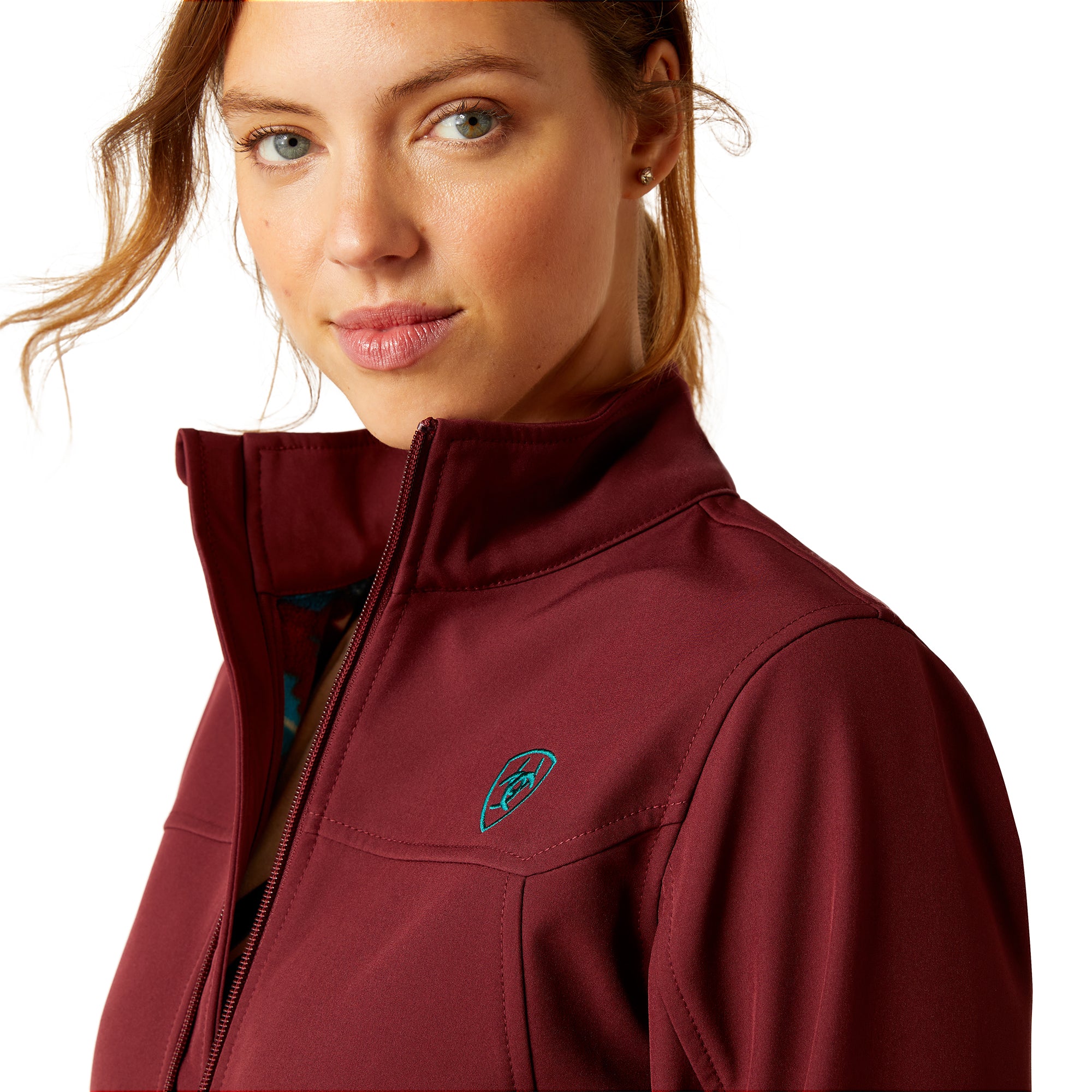 Ariat Women Softshell Tawny Port/Baja 10046690 Jacket