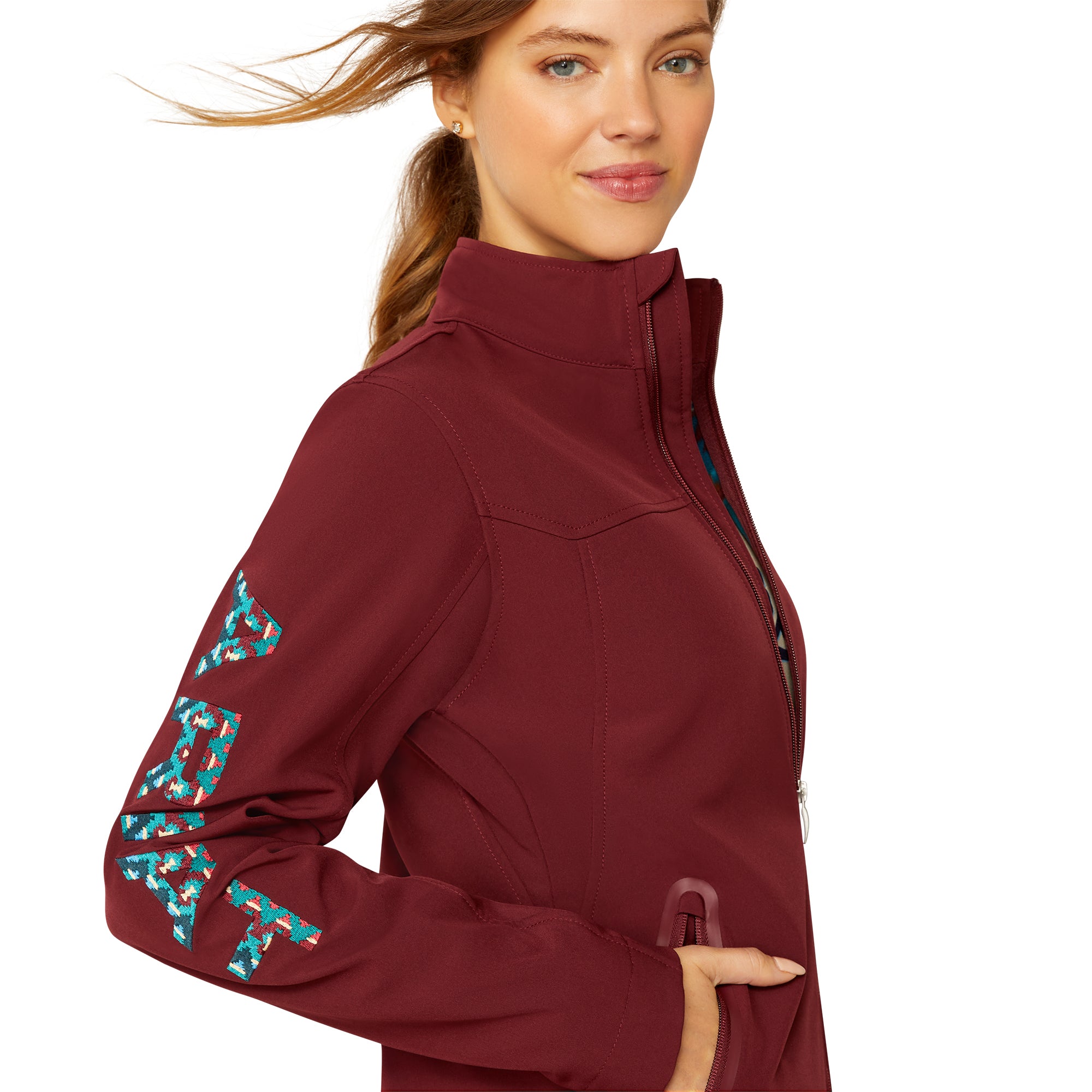 Ariat Women Softshell Tawny Port/Baja 10046690 Jacket