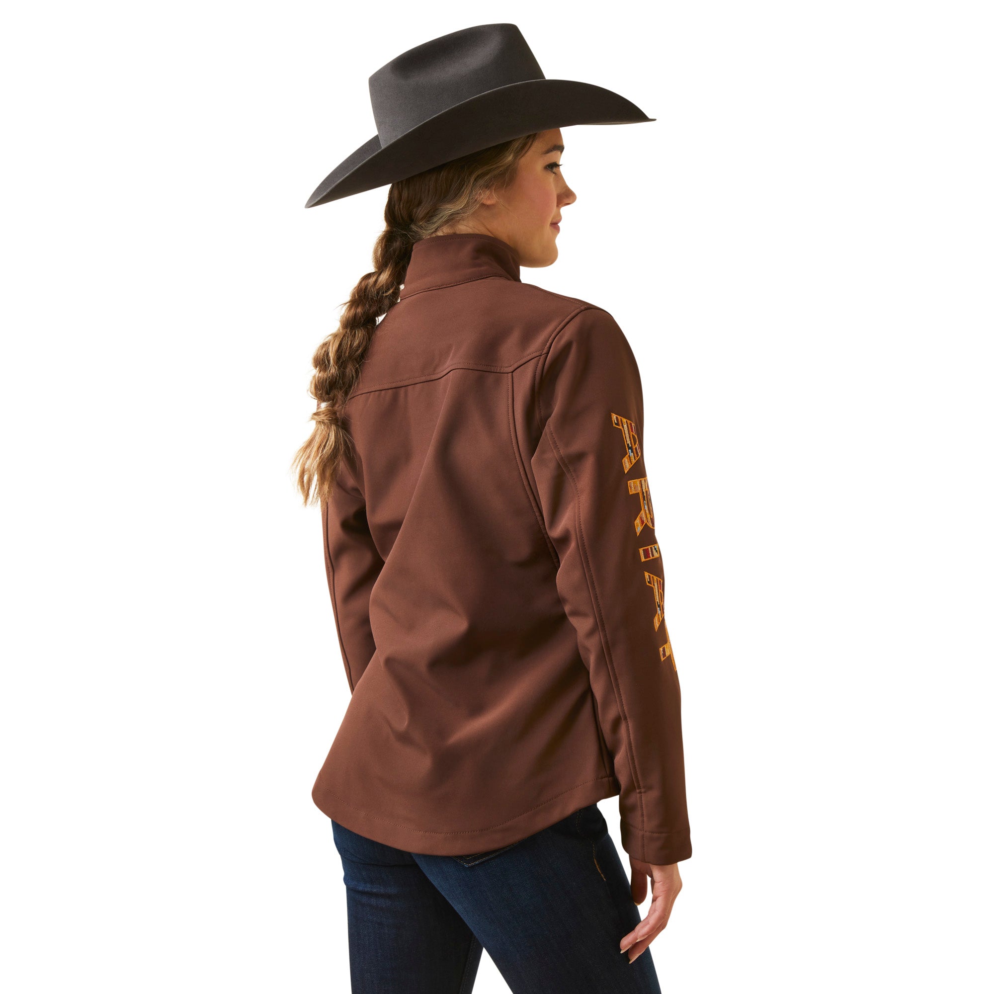 Ariat Women Softshell Shaved Chocolate Chimayo 10046017 Jacket