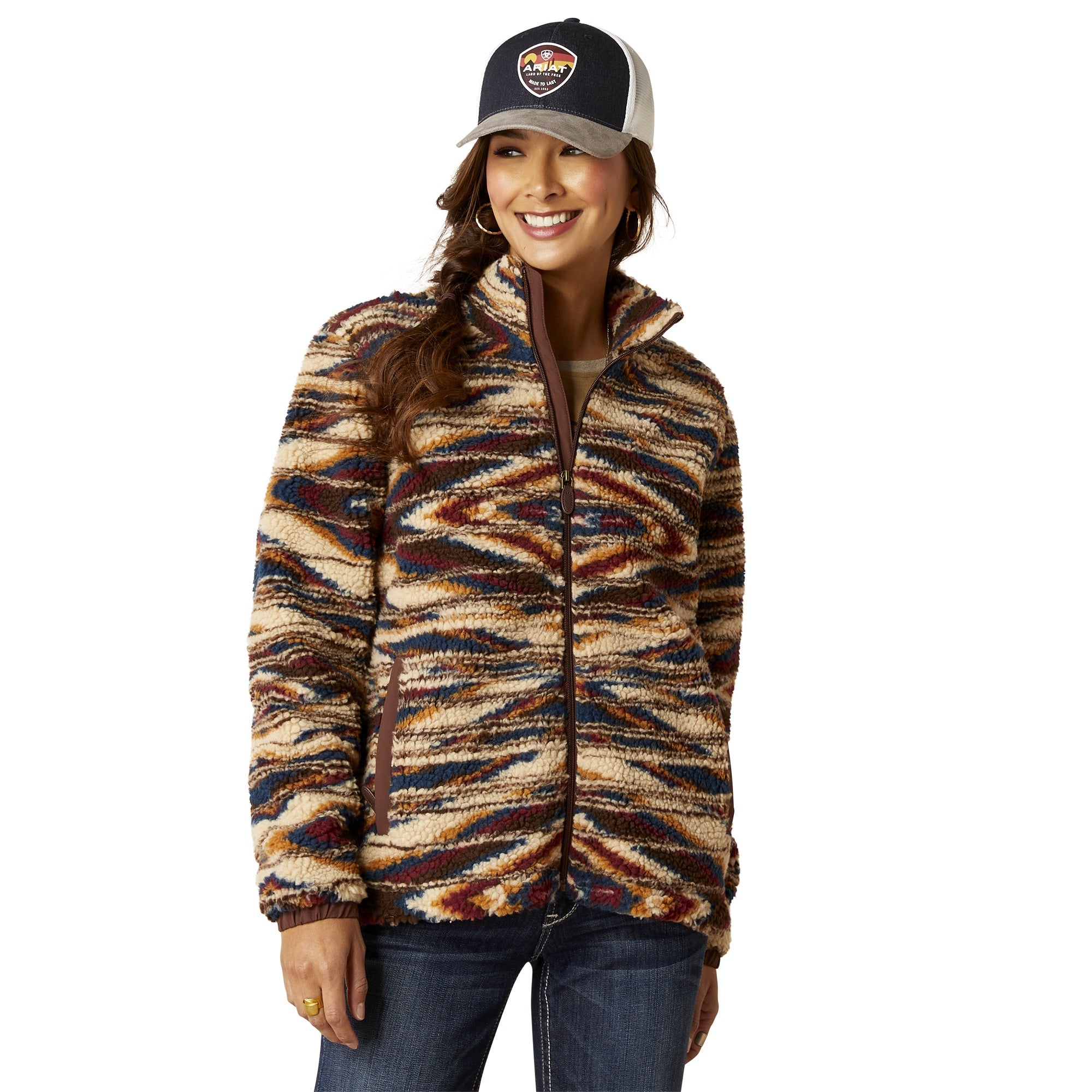 Ariat Women Chimayo Fleece Sunset Saltillo 10046023 Jacket