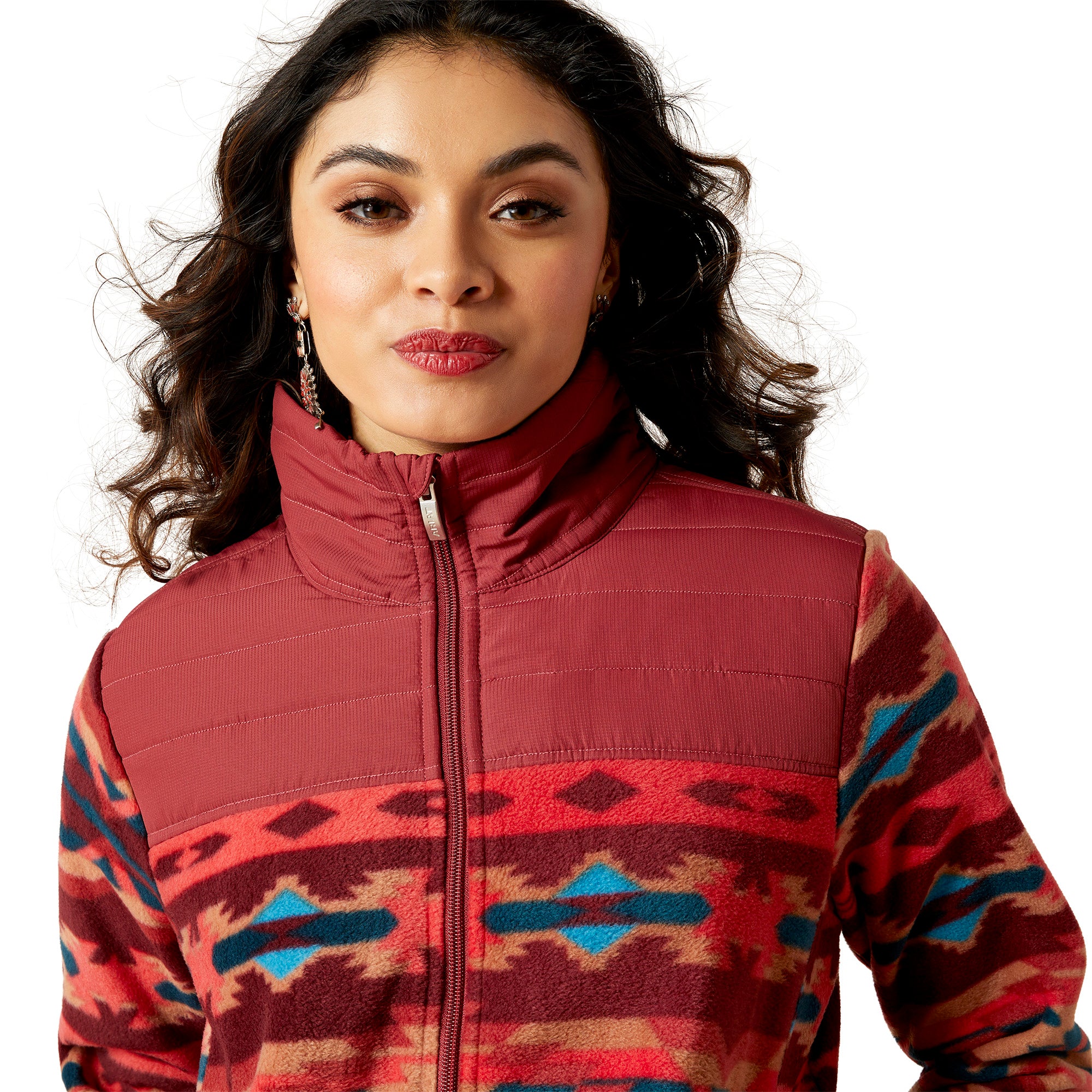 Ariat Women Prescott Fleece Campfire Print 10046038 Jacket