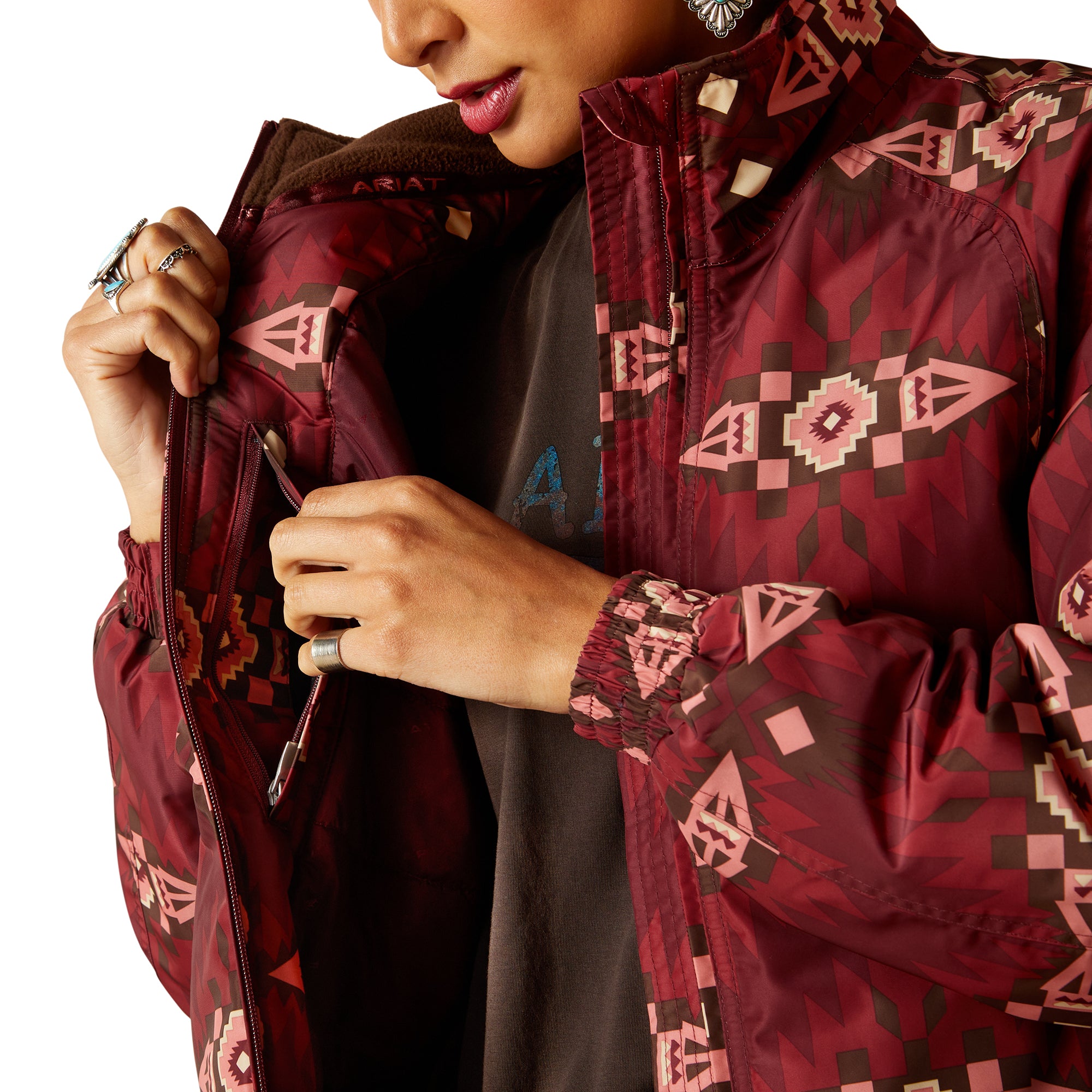 Ariat Women Chimayo Western Stable Alamo Print 10046428 Jacket