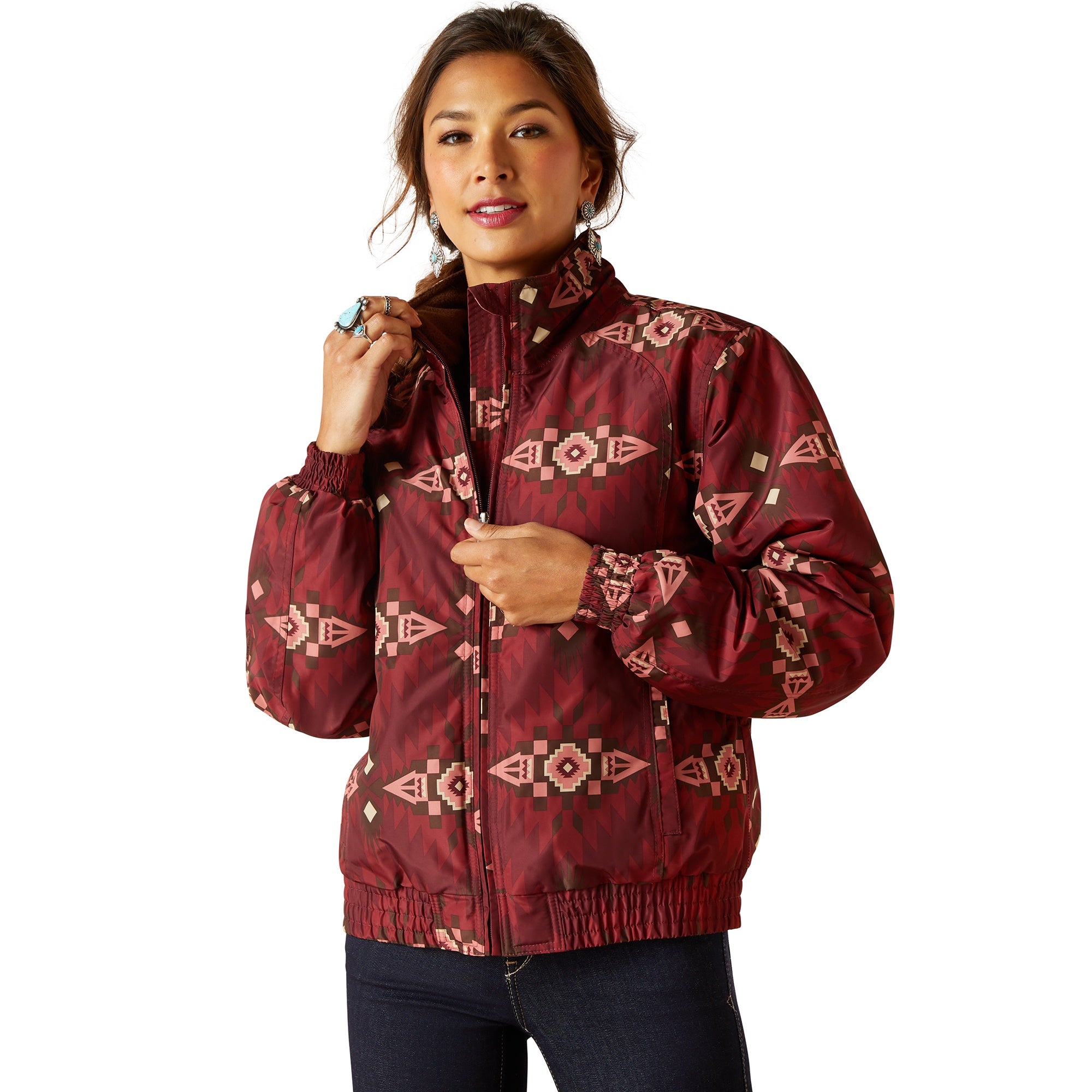 Ariat Women Chimayo Western Stable Alamo Print 10046428 Jacket