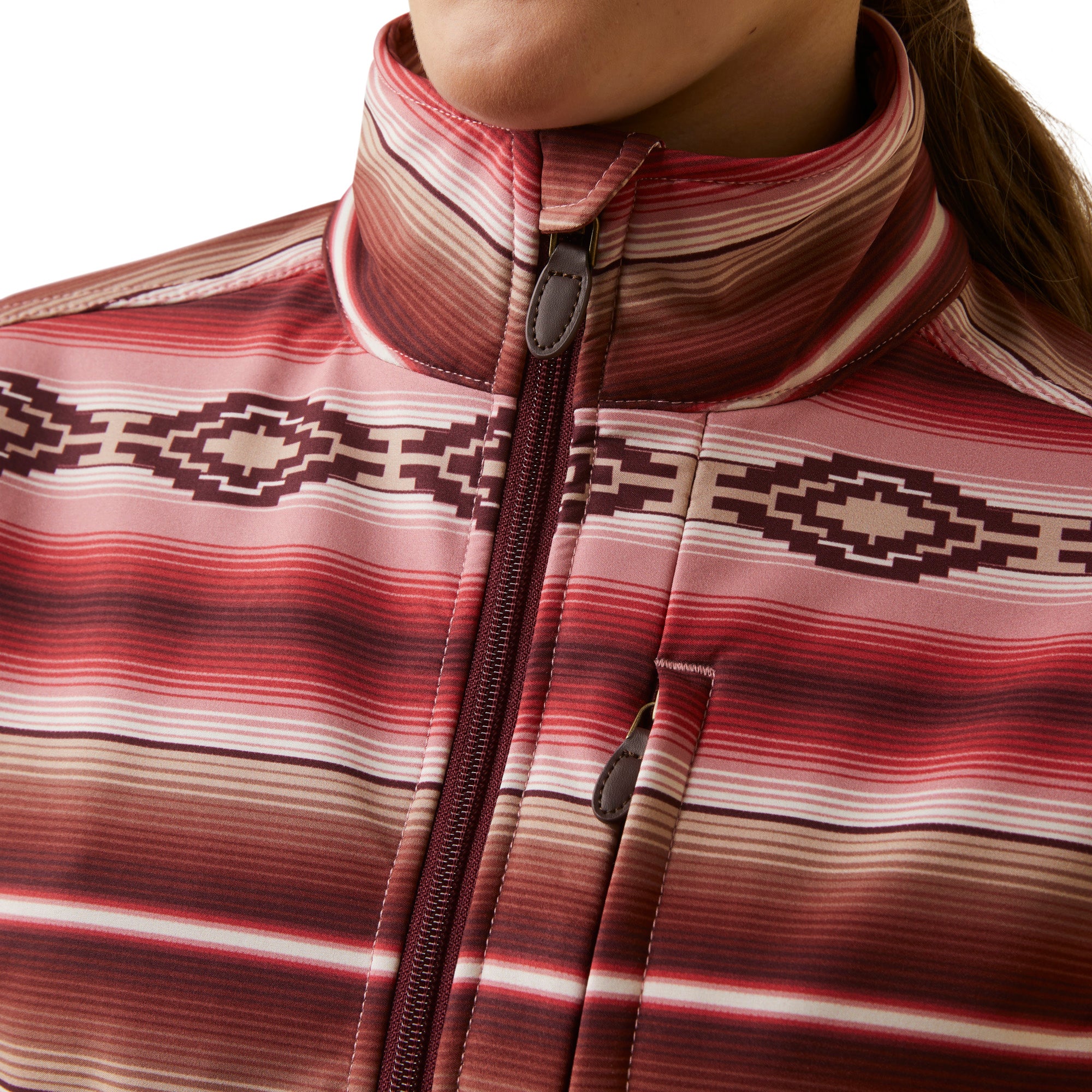 Ariat Women Softshell Blushing Serape 10046669 Jacket