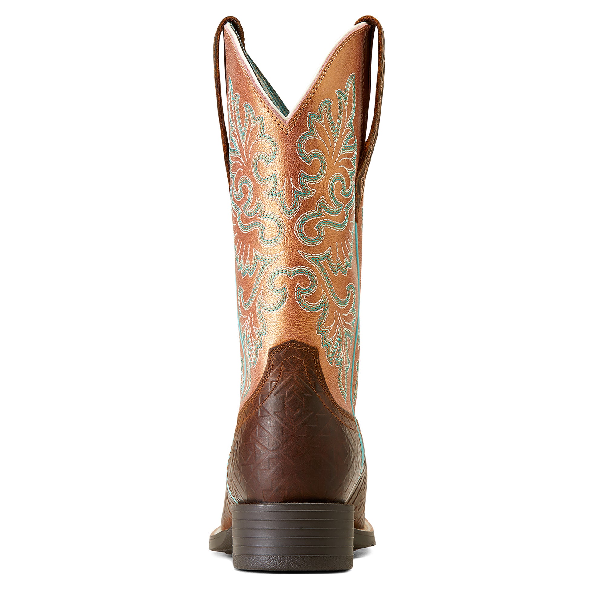 Ariat WMN Round Up Wide Square Toe StretchFit Western Boot 10047039