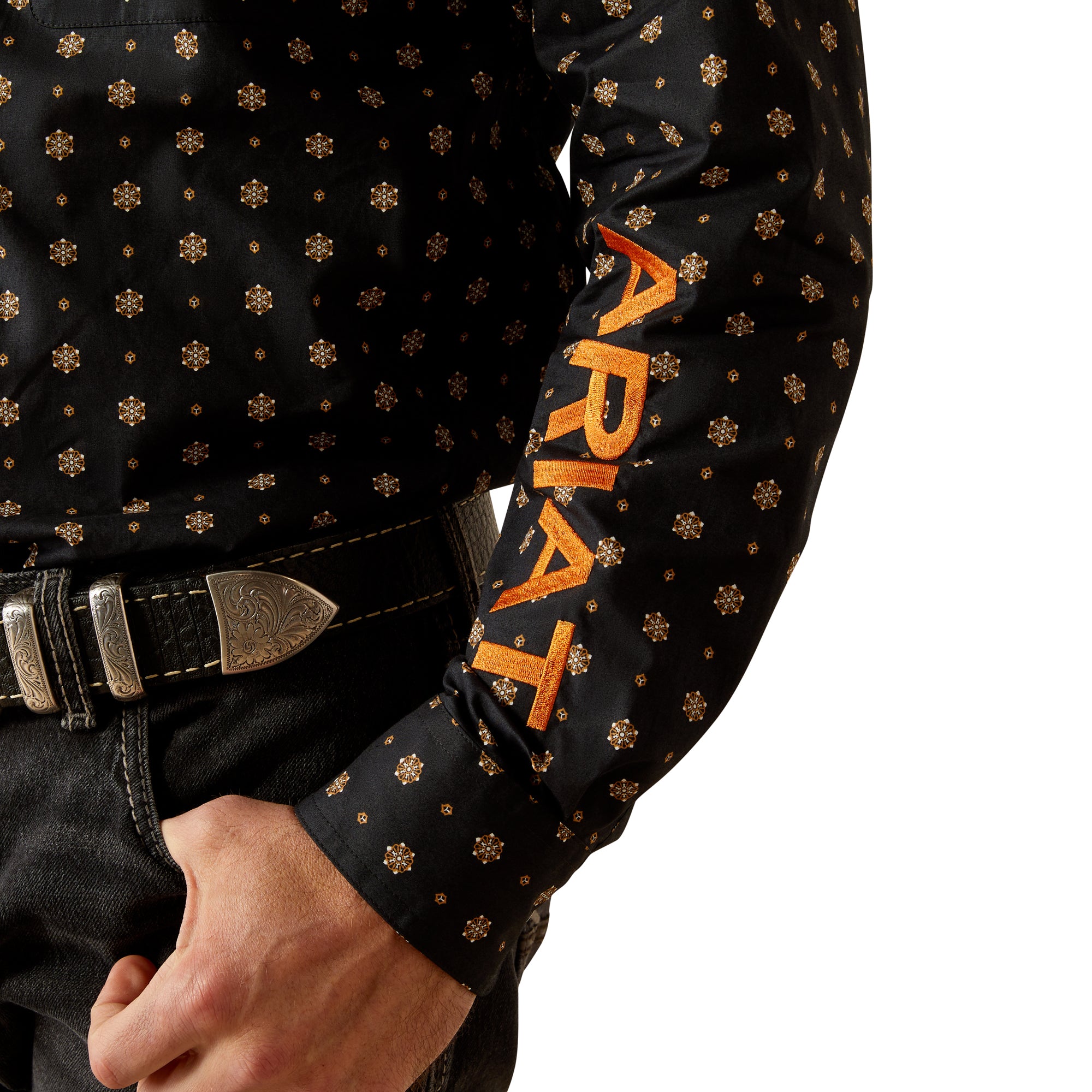 Ariat MN Team Kelvin Black/Dark Grey Shirt 10051988