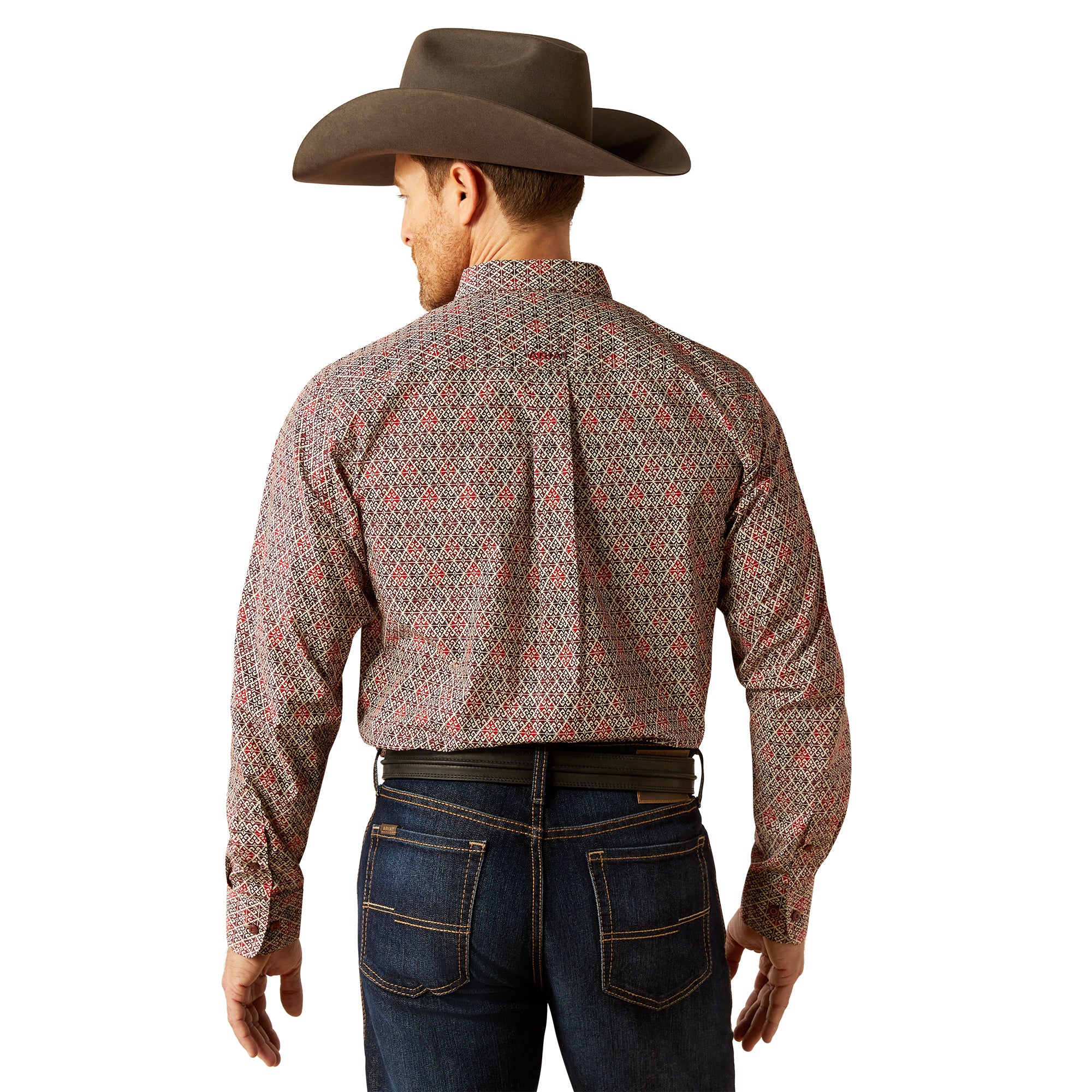 Ariat MN Team Omega Red/Burgundy Shirt 10054053