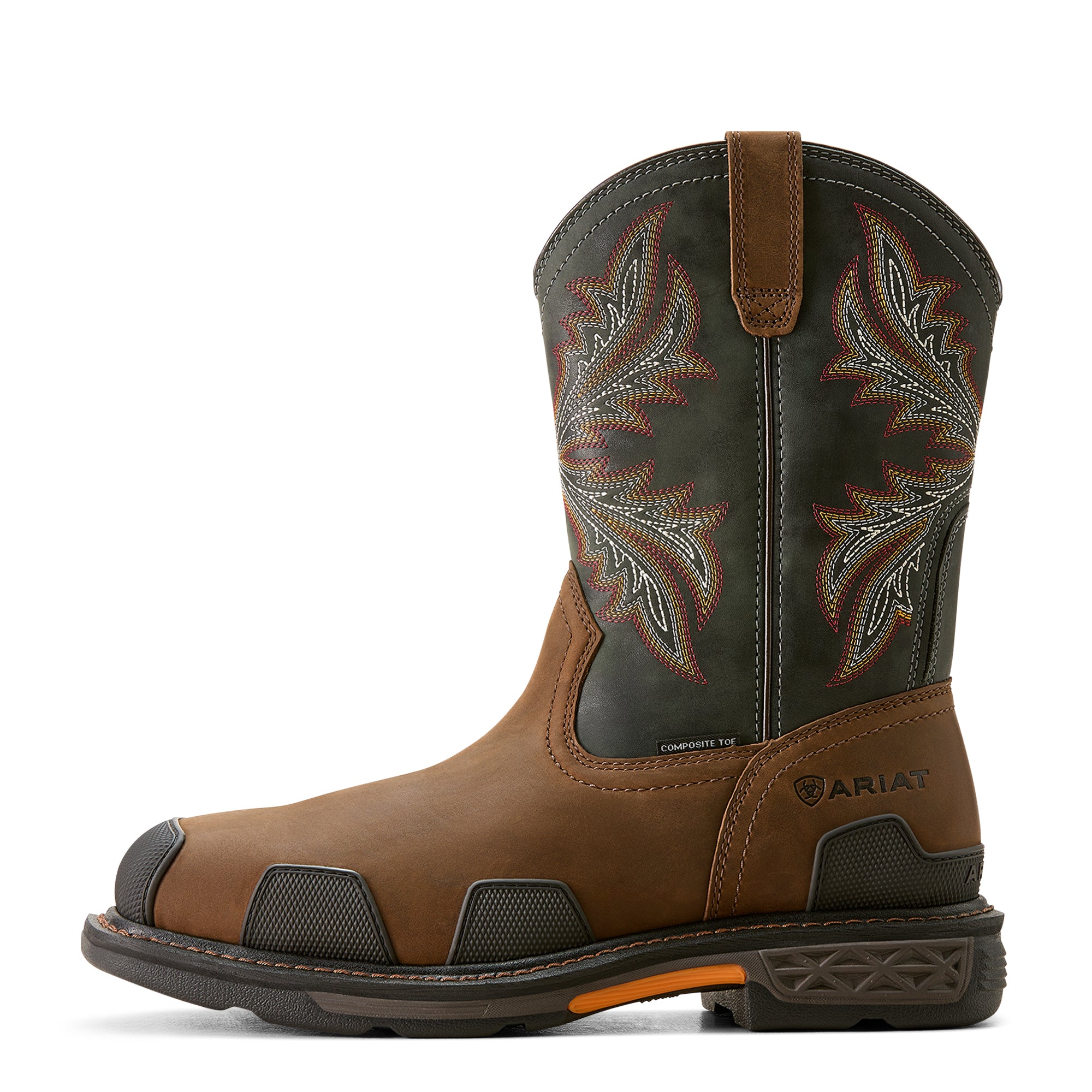 Ariat MN OverDrive Wide Square Toe Composite Toe Work Boot 10053644