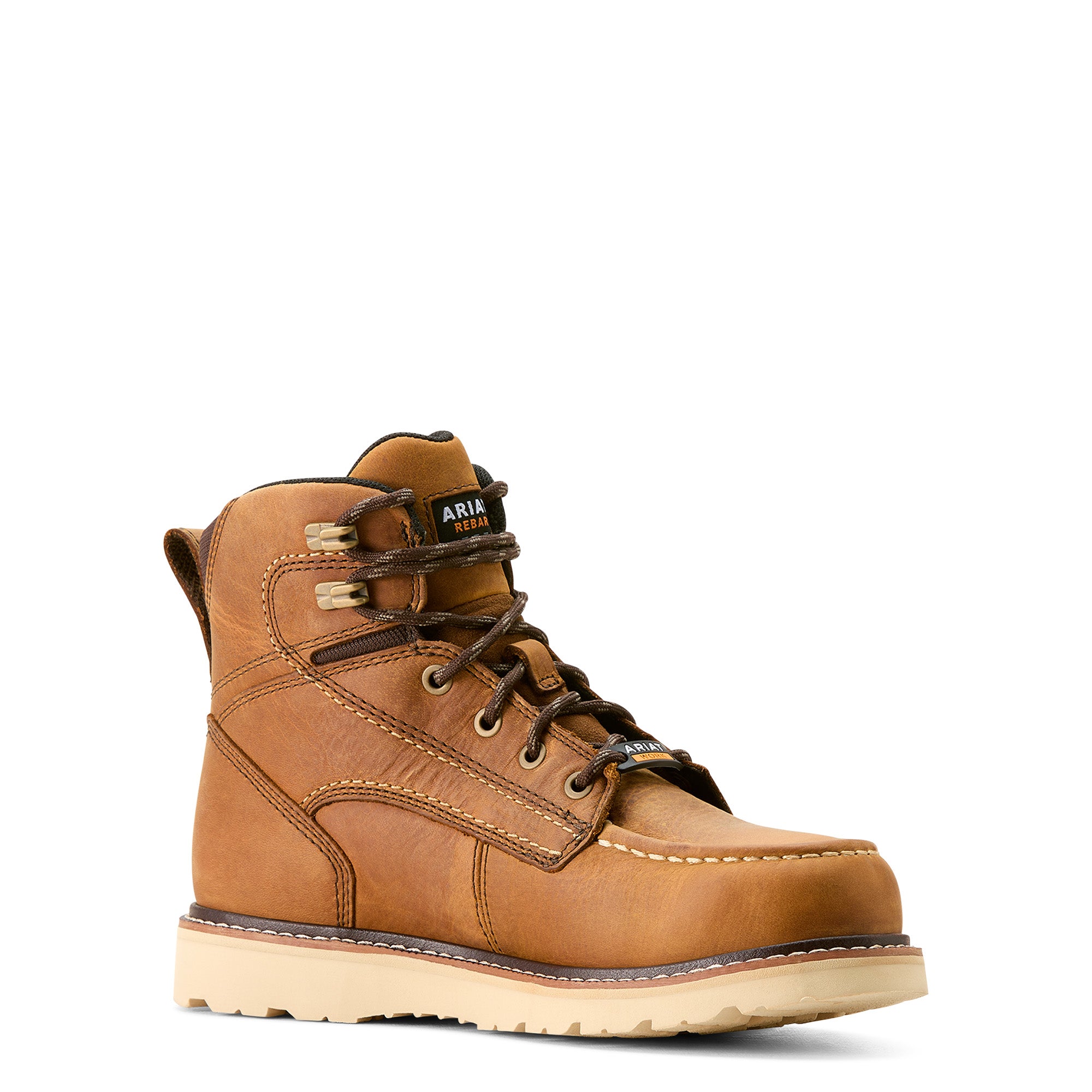 Ariat WMN Rebar Wedge Moc Toe Waterproof Work Shoe 10053718
