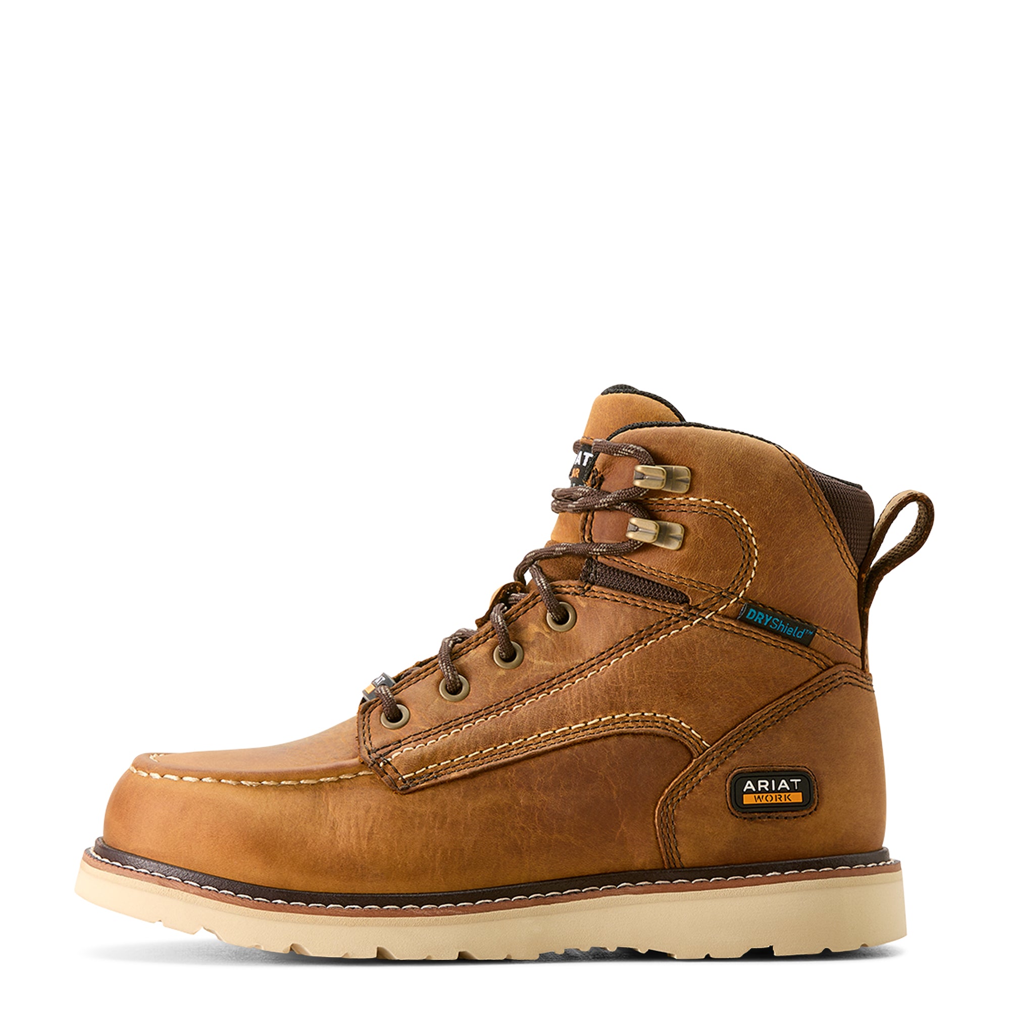 Ariat WMN Rebar Wedge Moc Toe Waterproof Work Shoe 10053718