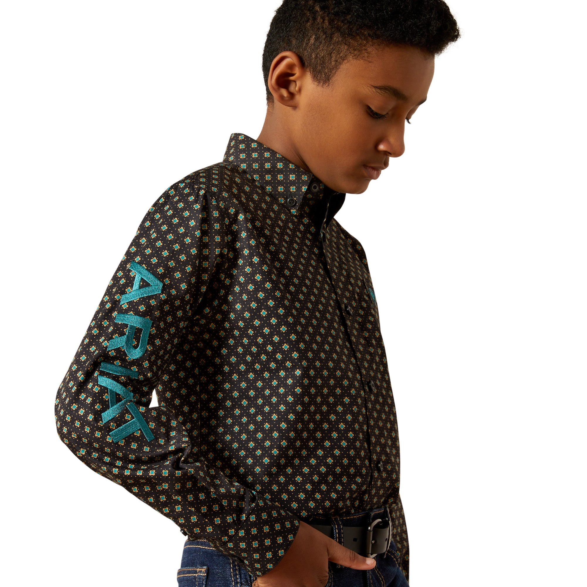 Ariat Boys Team Philbert 10062397 Classic Fit Shirt