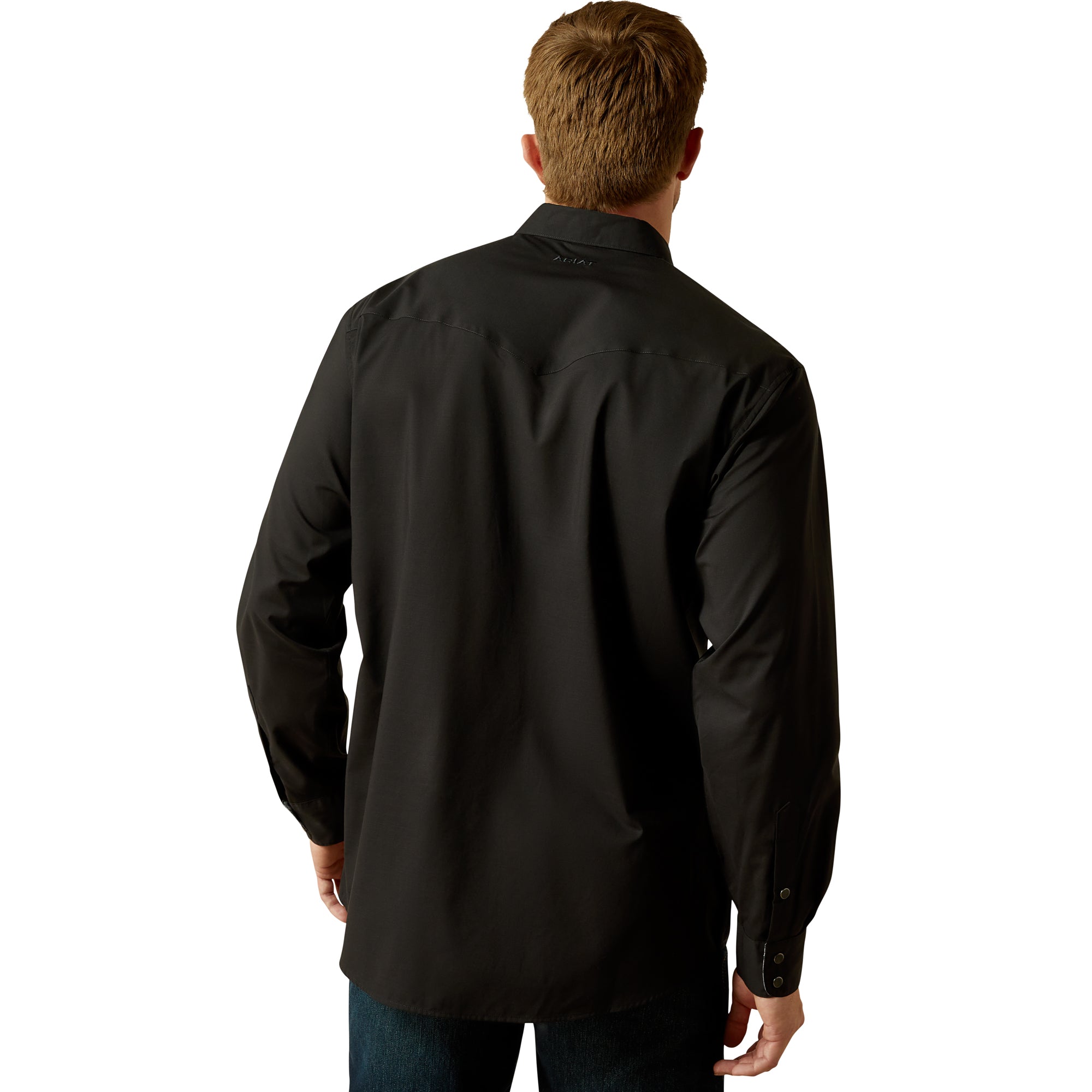 Ariat Men 10062469 Refined Slub Snap Shirt