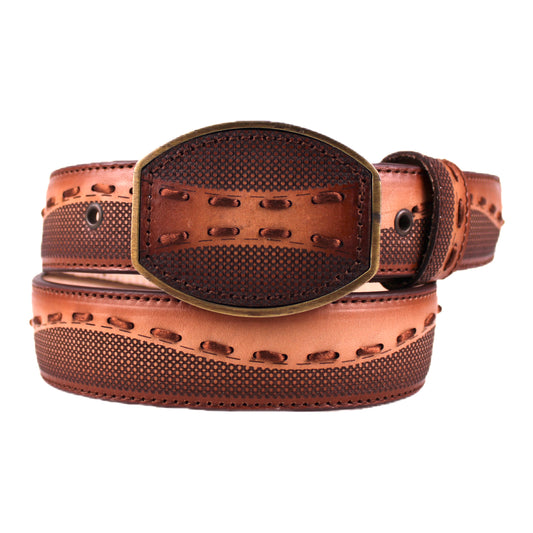 Honey Embroidery Leather Belt