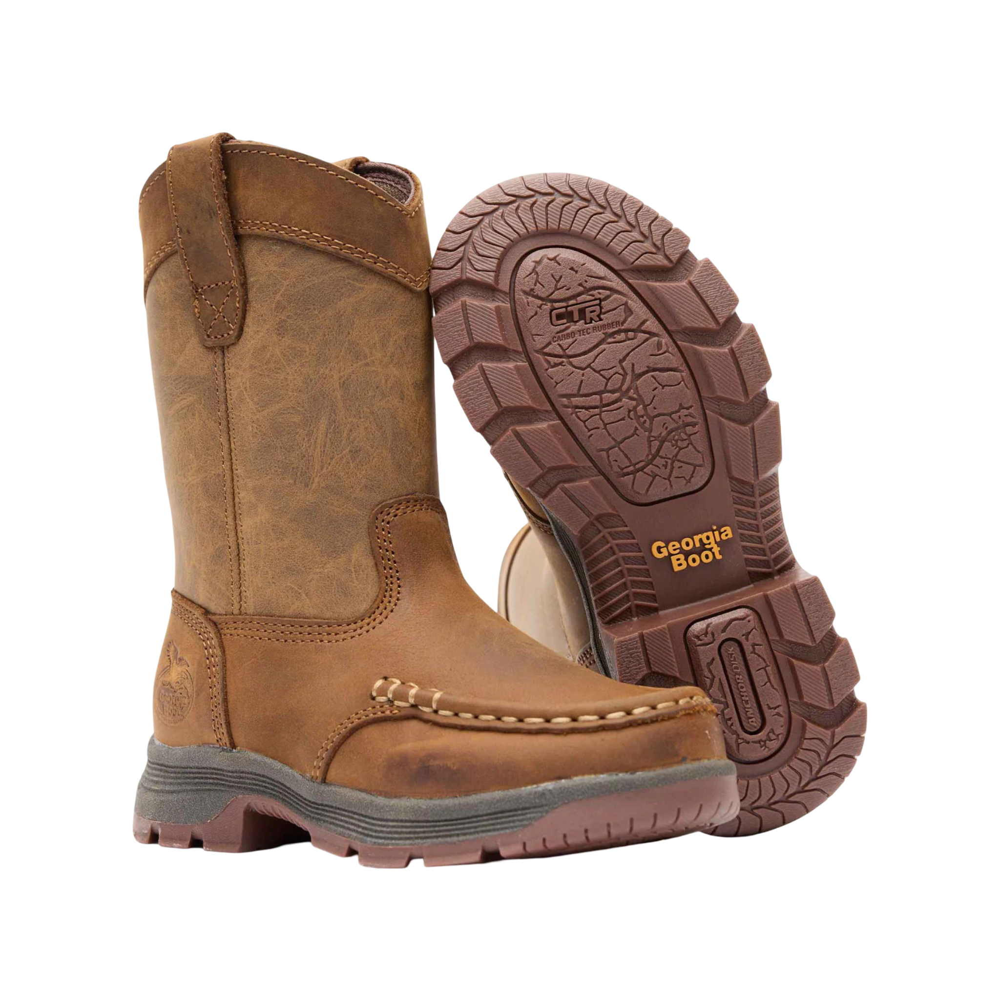 Georgia Kid BRN 8" Lstylebrown Boot GB00705C