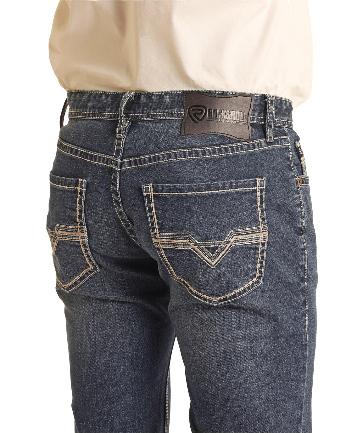 Rock & Roll Men Revolver Slim Straight Leg Jeans RRMD1RR1GZ