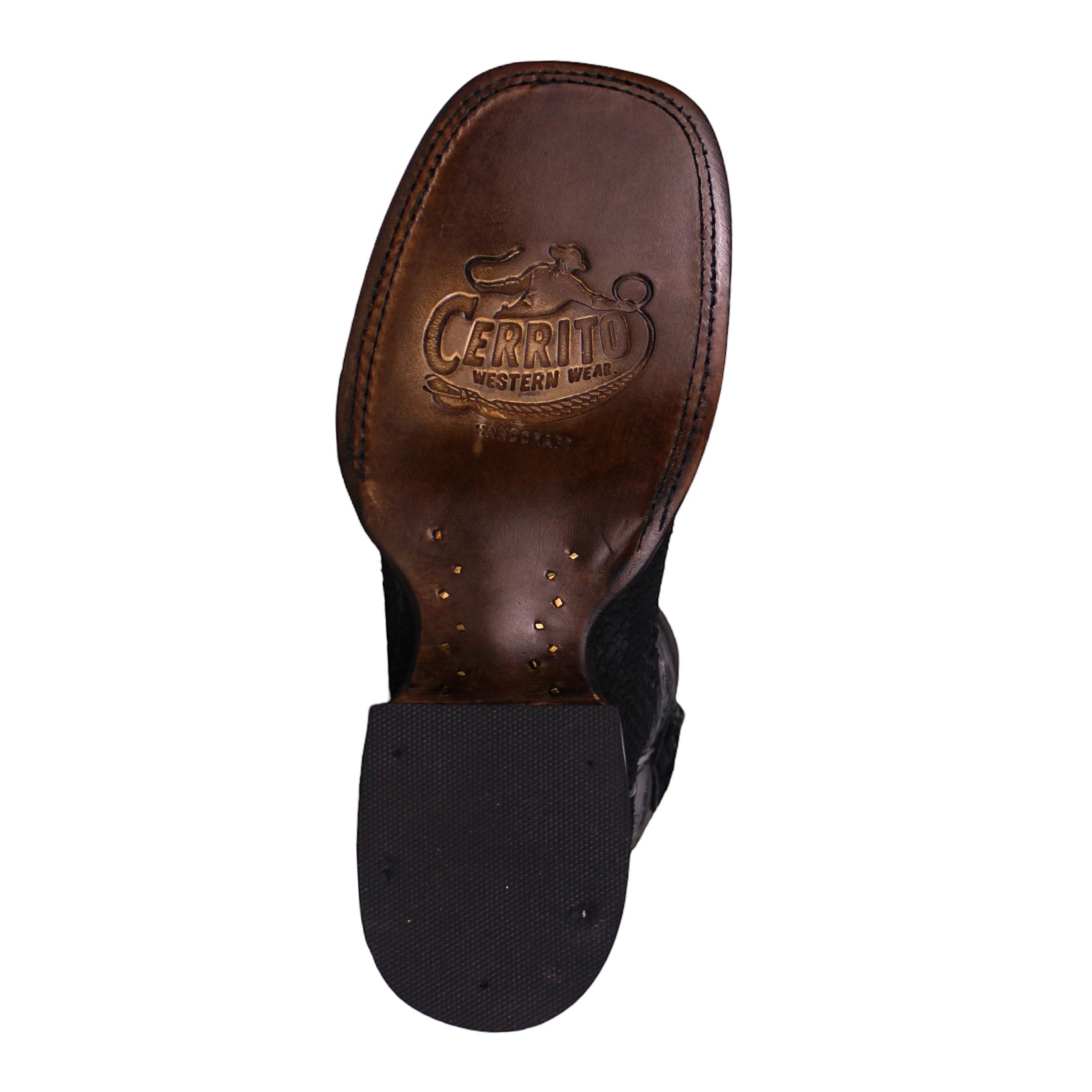 Cerrito MN Python Square Toe Boot ISB227C Black