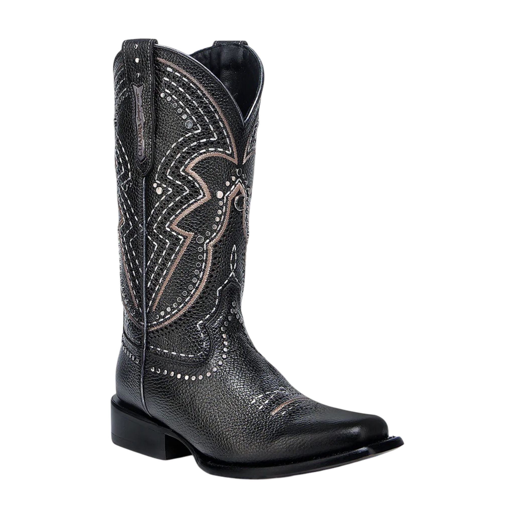 Cuadra WMN Western Rodeo Cowhide Boot 1F3XRS Black