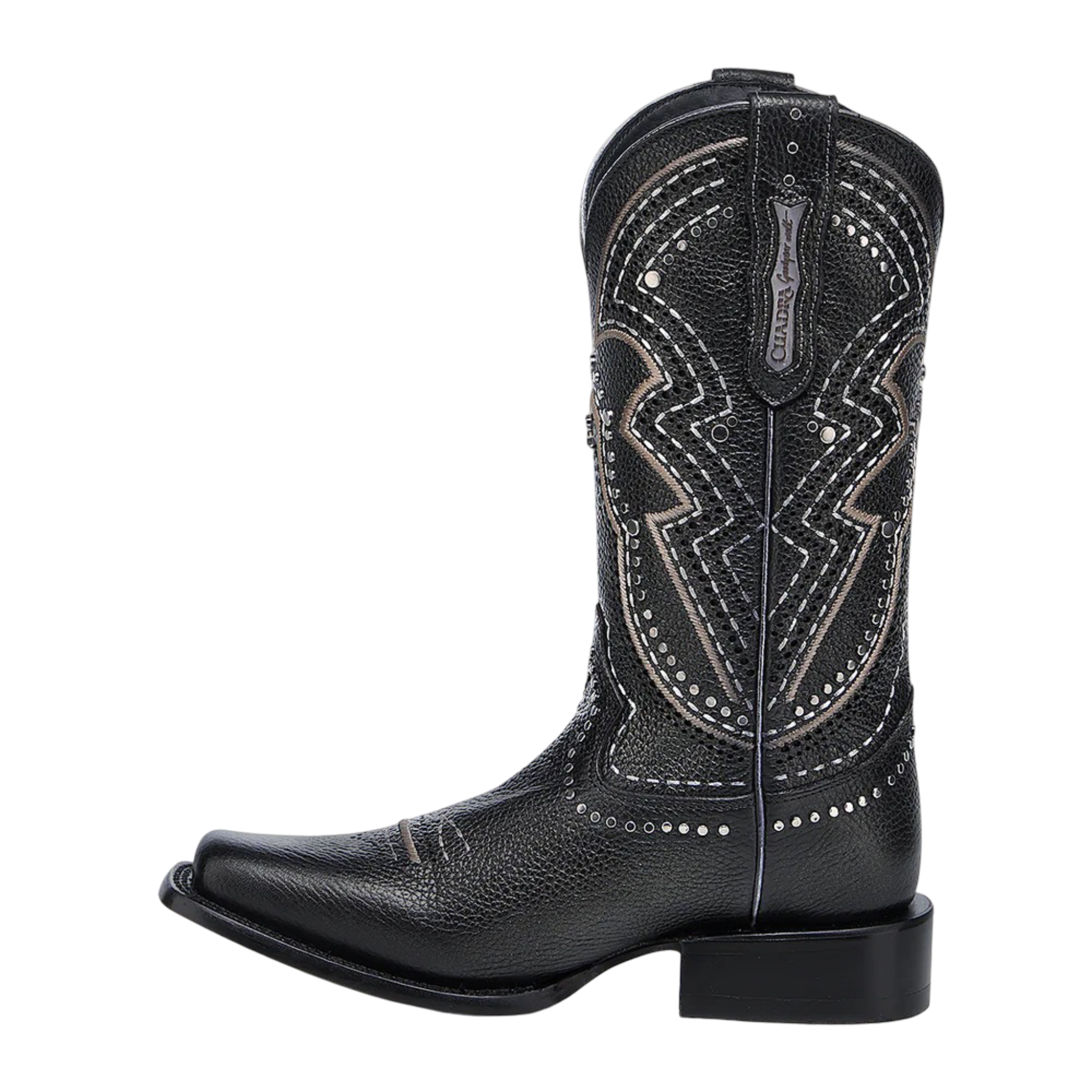 Cuadra WMN Western Rodeo Cowhide Boot 1F3XRS Black