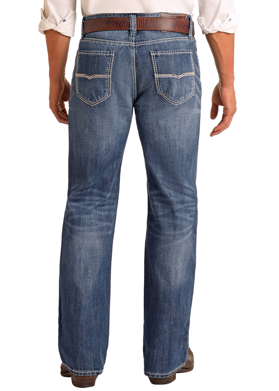 Rock & Roll Men Loose-fitting Double Barrel Straight Leg jeans M0S8553