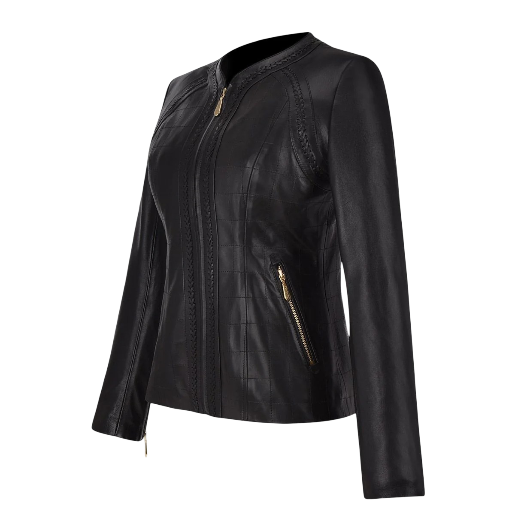 Cuadra Women Woven Lamb Jacket M275BOB