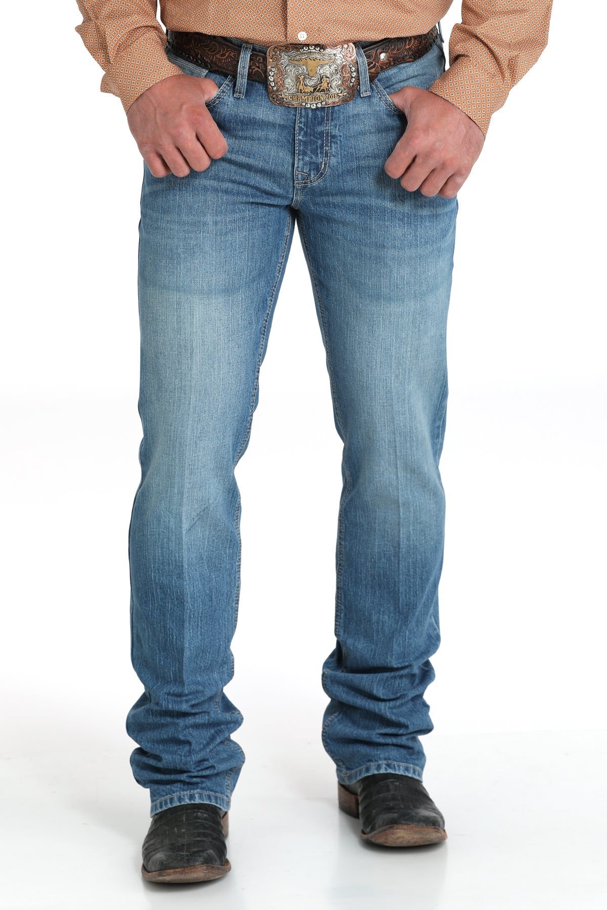 Cinch Men Ian Medium Stone Slim Fit Jean MB31836001