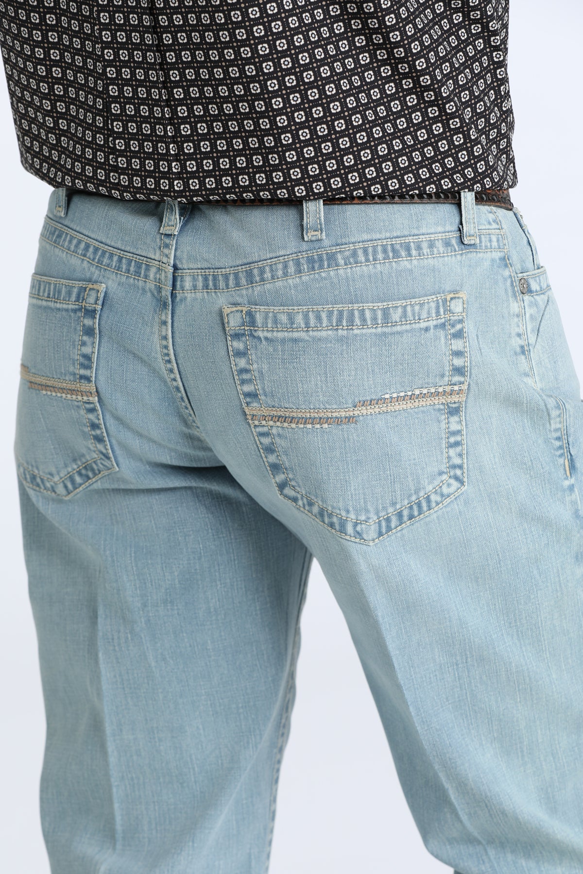 Cinch Men White Label Light Stone Denim Jean MB92834064