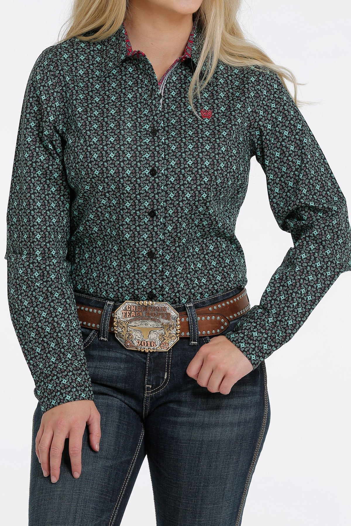 Cinch Women LS Shirt MSW9165016