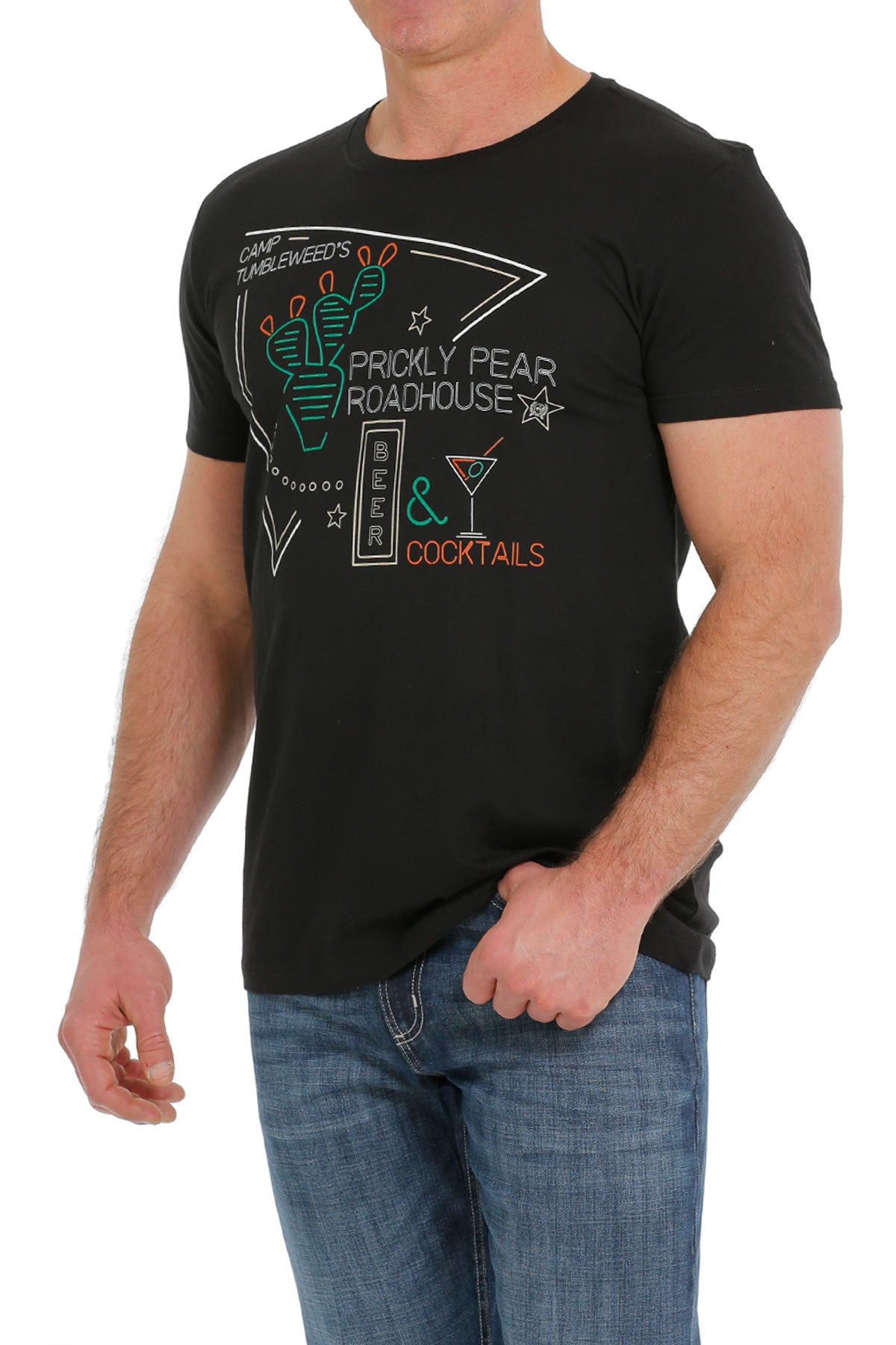 Cinch Men Prickly Pear Roadhouse T-Shirt MTT1690563