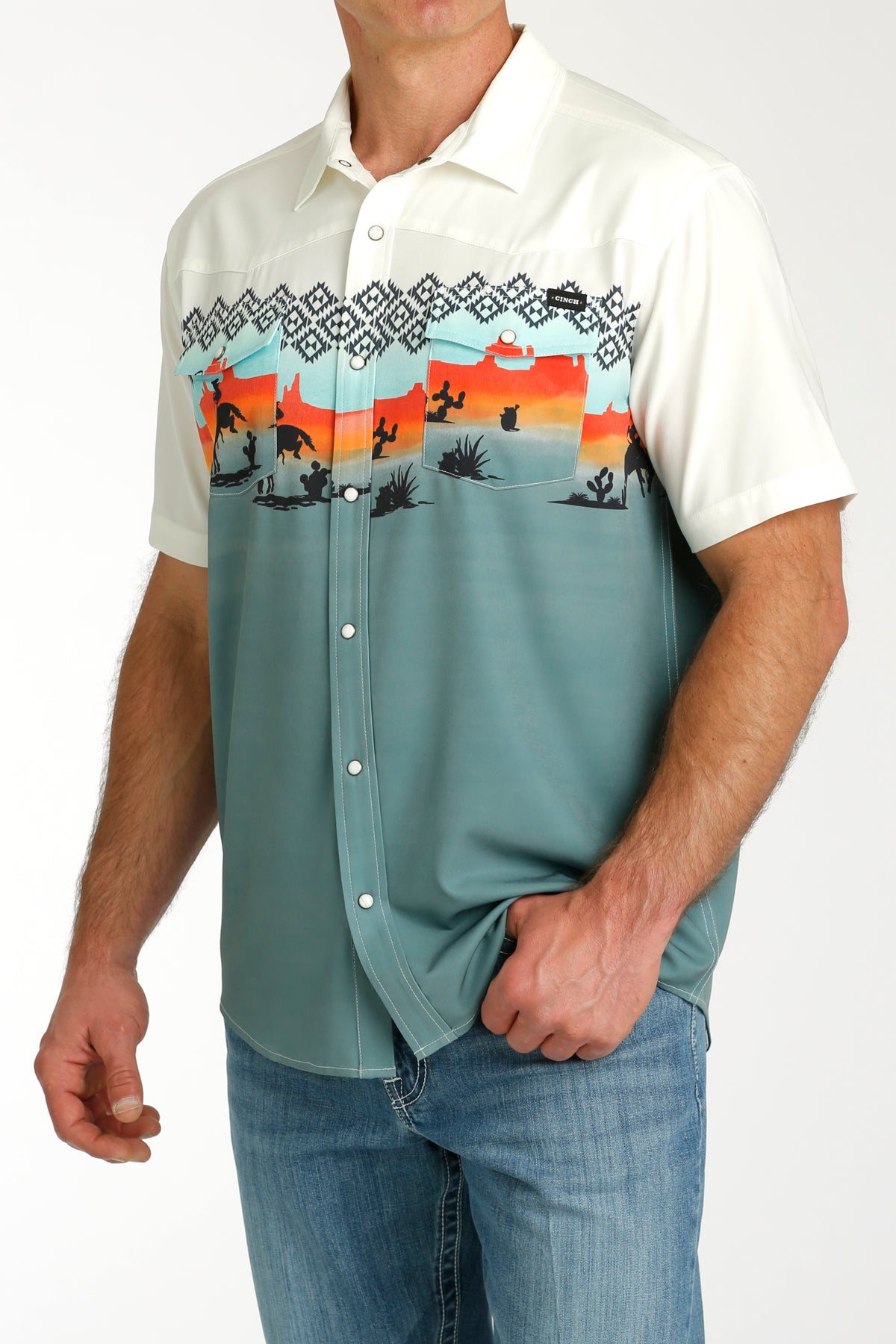 CINCH MN Short Sleeve MTW1402004 Shirt