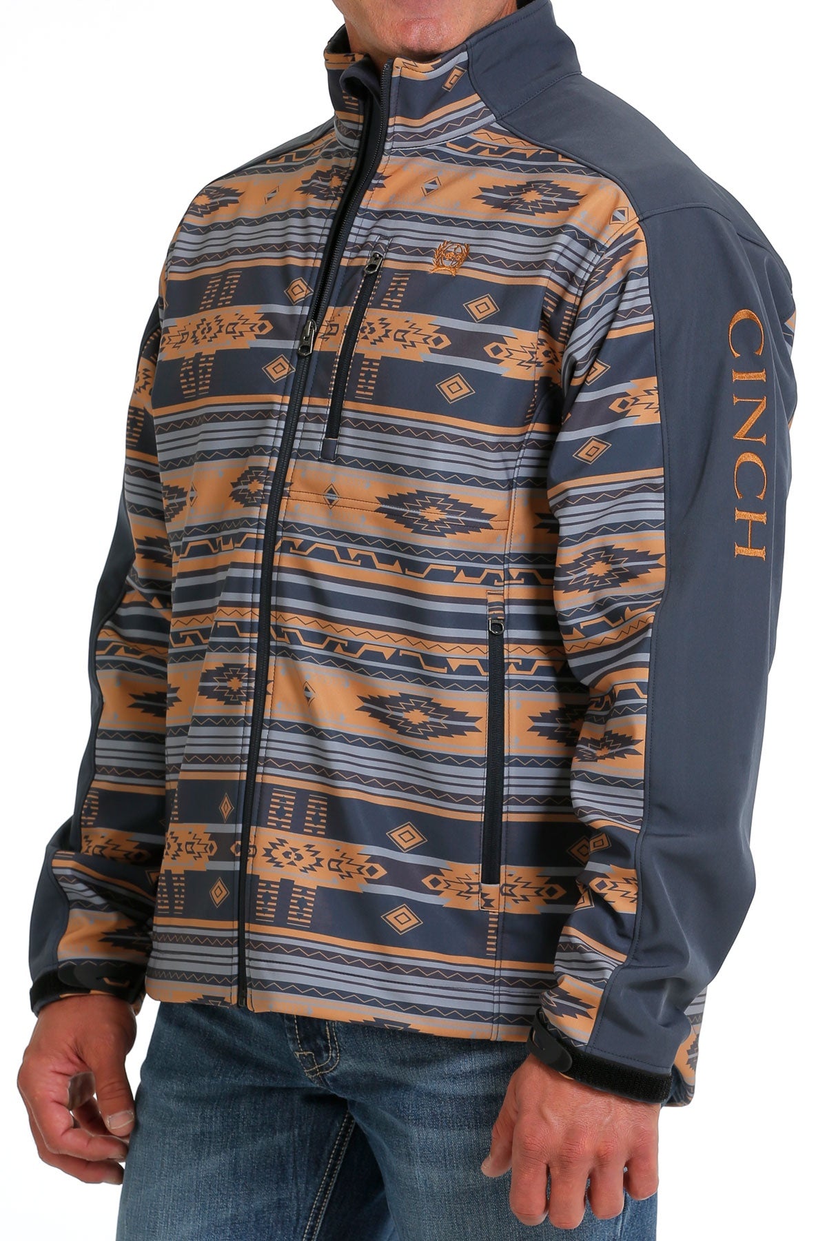 Cinch Men Western Bonded Jacket Blue MWJ1063005