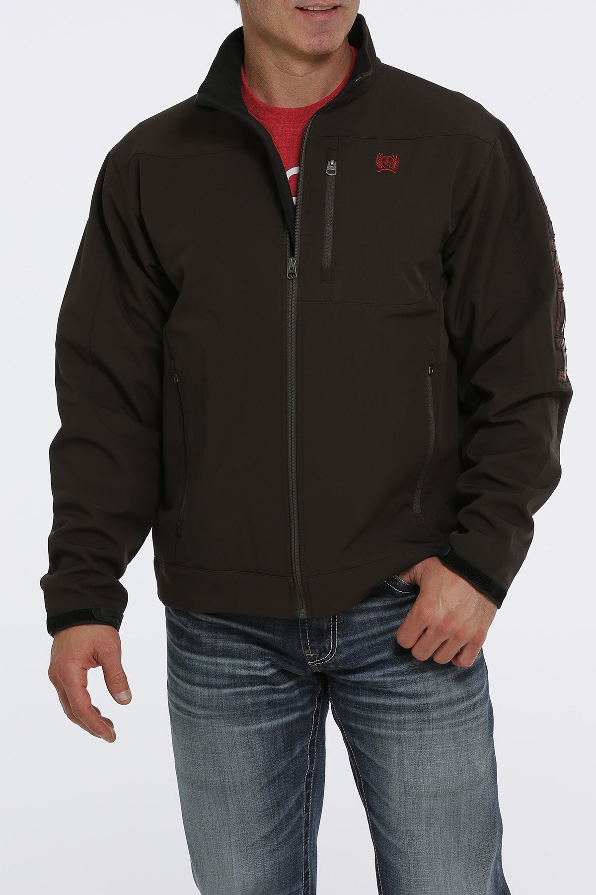 Cinch Men Brown Bonded Jacket MWJ1567003