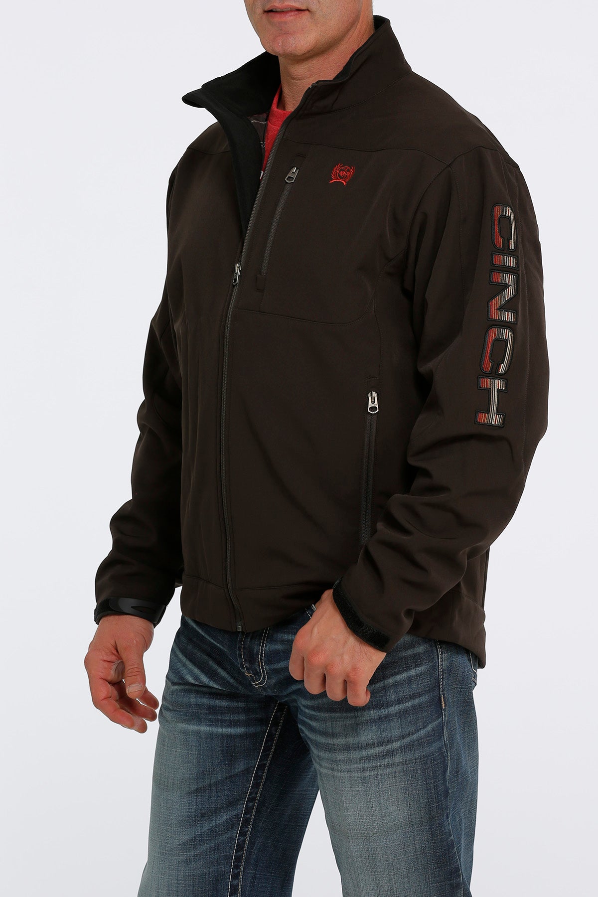 Cinch Men Brown Bonded Jacket MWJ1567003
